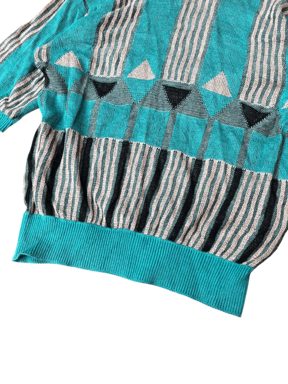 Balenciaga Vintage Balenciaga Sport Knit Short Sleeve Shirt Size US L / EU 52-54 / 3 - 3 Thumbnail