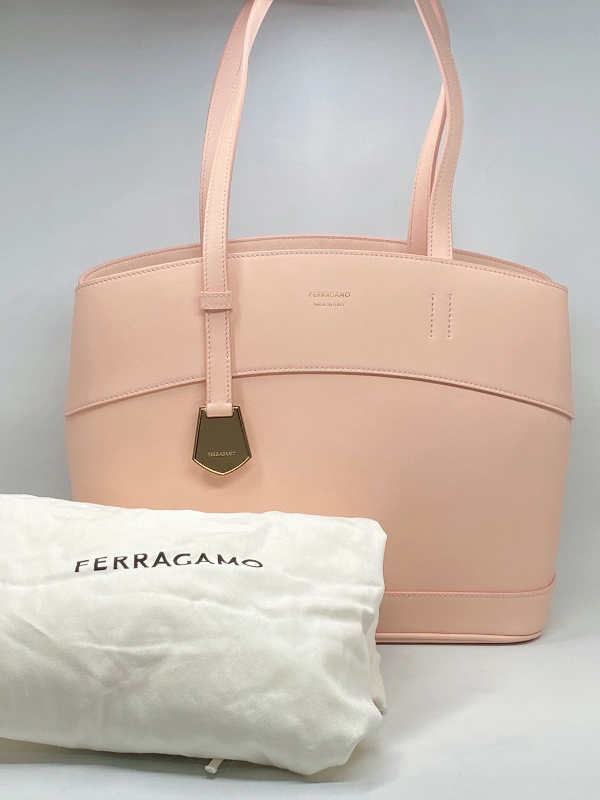 Salvatore Ferragamo Ferragamo Charming leather tote bag Size ONE SIZE - 4 Thumbnail