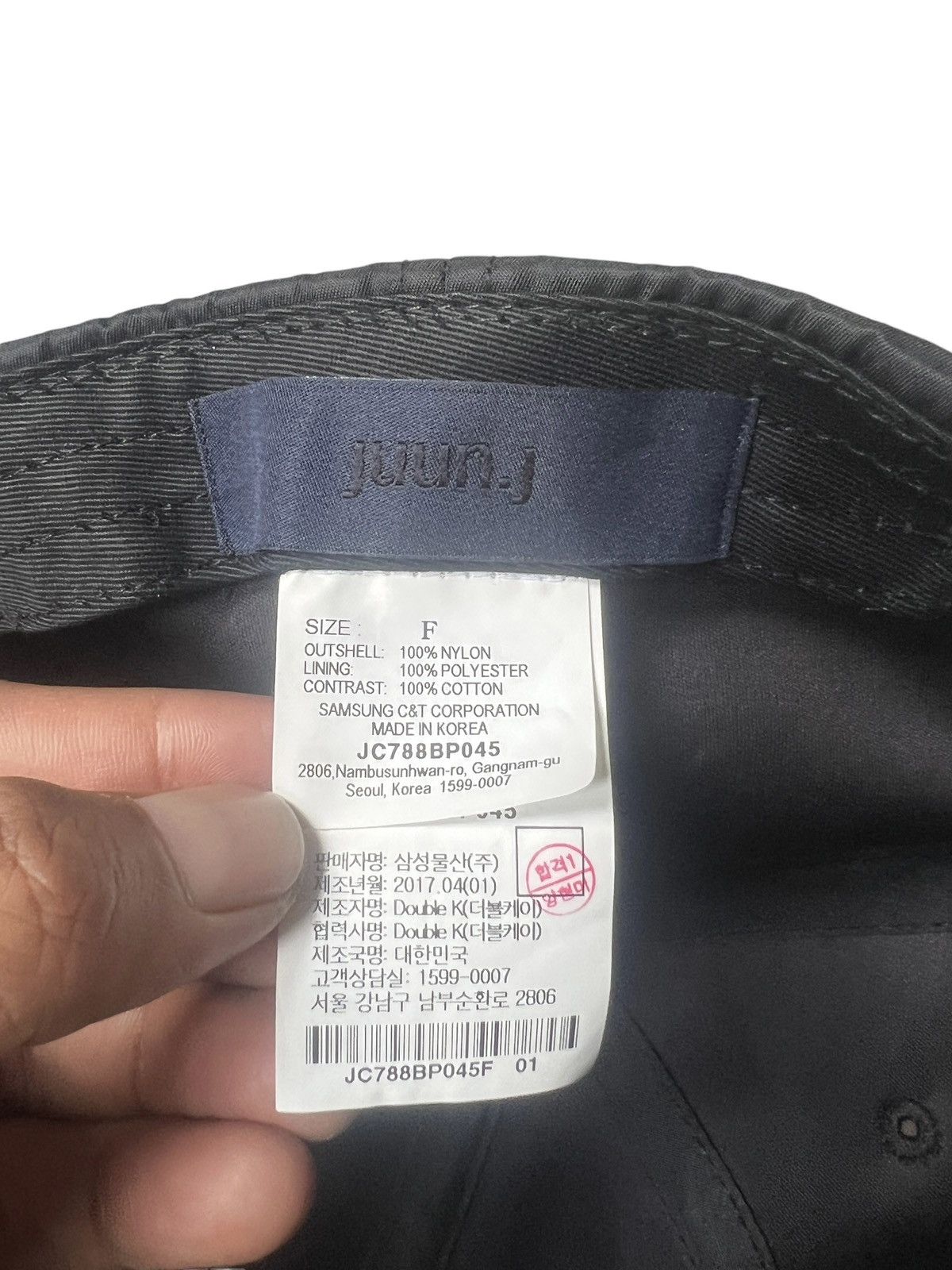 Juun.J Juun.J ‘Hide Your Lies” Embroidered Cap Size ONE SIZE - 9 Thumbnail