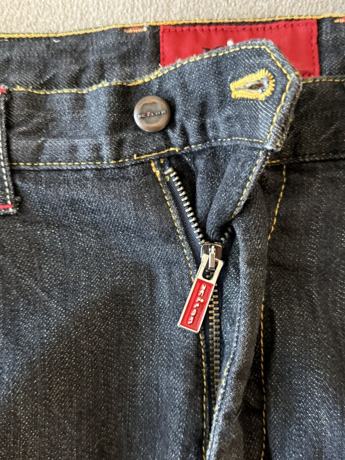 Kiton Kiton Napoli Dark Indigo Jeans – Size 33 – Made in Italy Size US 33 - 9 Thumbnail