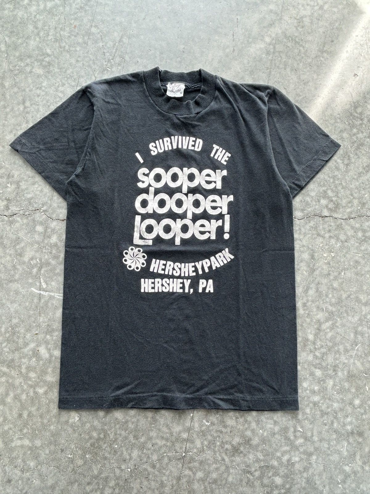 Vintage Vintage 80s Hershey Park Graphic Tee Size US S / EU 44-46 / 1 - 1 Thumbnail