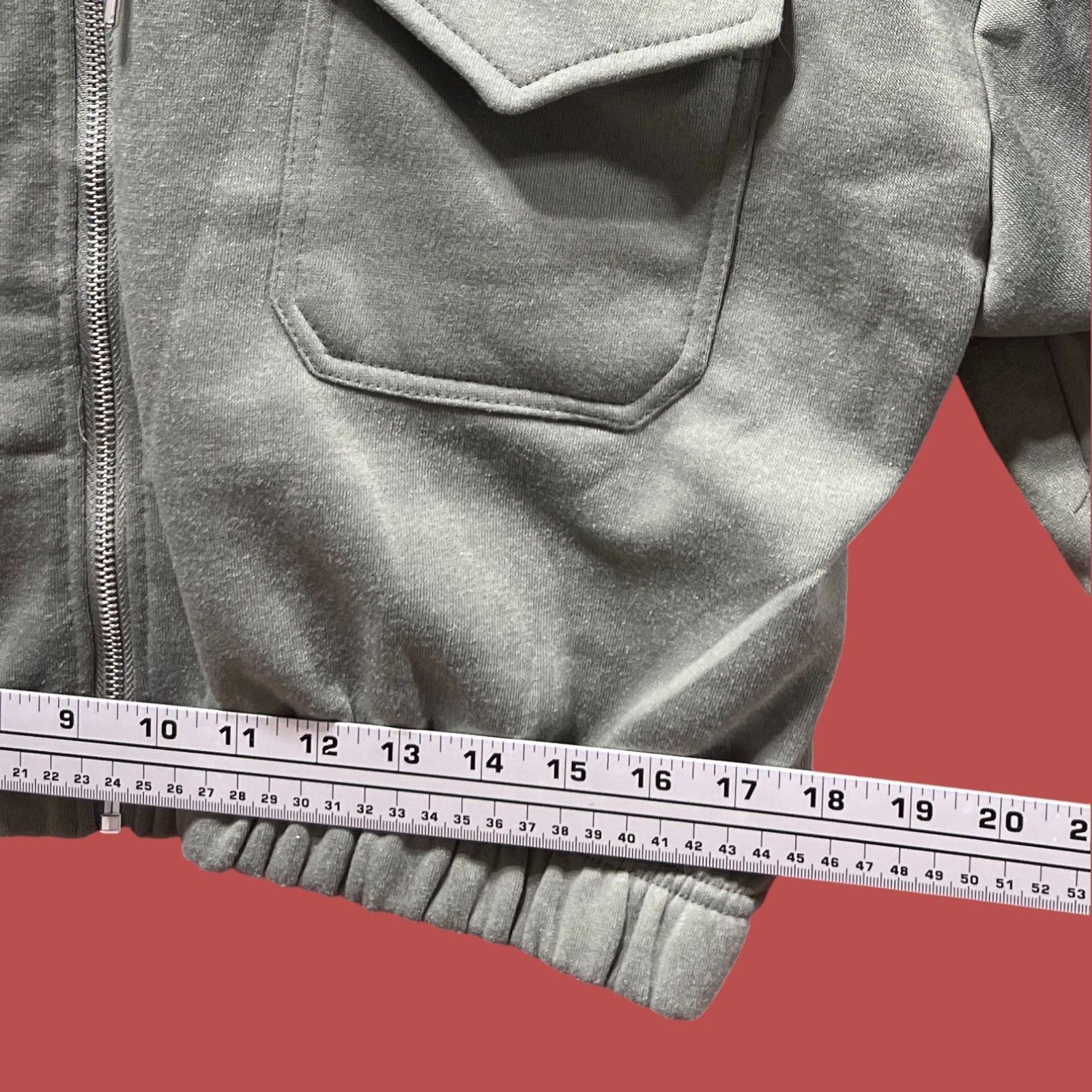 Other Love Mood - Women's Long Sleeve Hooded Sweat - Olive Green - Size L / US 10 / IT 46 - 4 Thumbnail