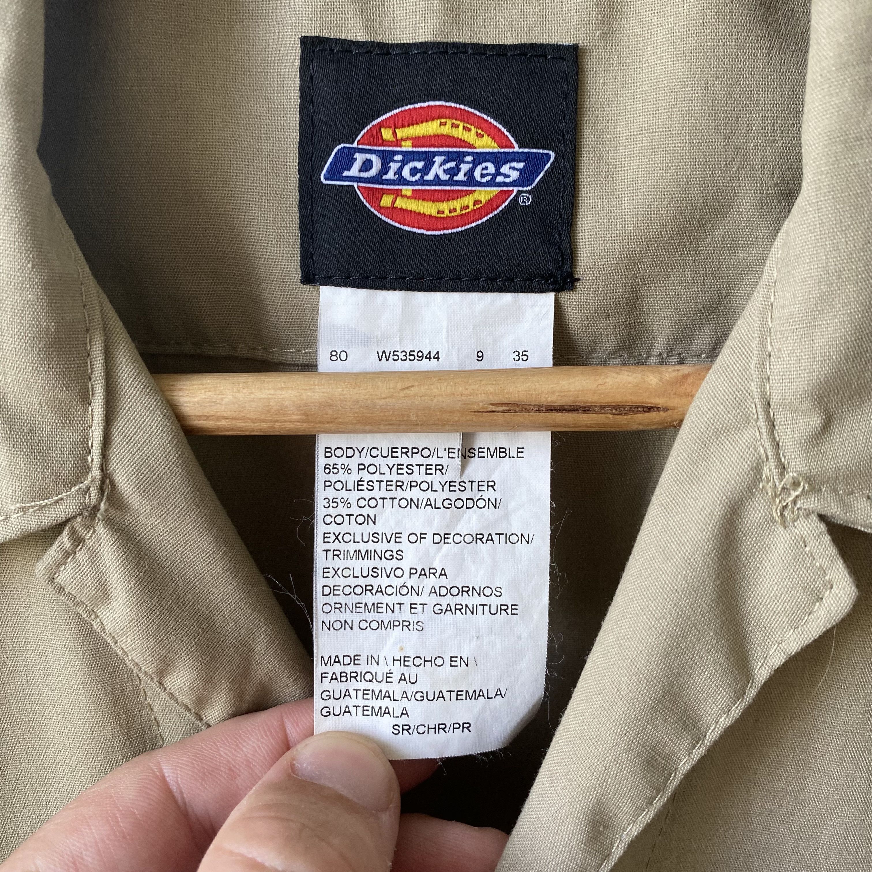 Dickies ⚒️ Vintage 00s Dickies work jumpsuit Coverall short sleeve Size US 29 - 4 Thumbnail