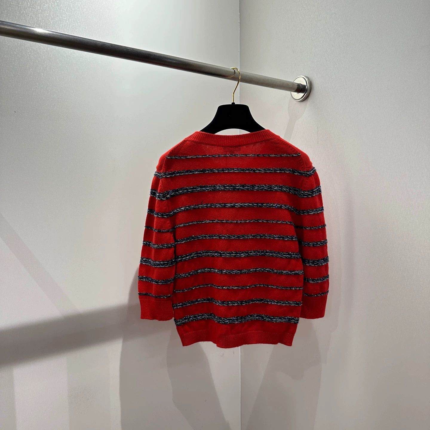 Chanel Chanel may64 Rooftop Striped Cashmere Sweater 38 Size XS / US 0-2 / IT 36-38 - 2 Thumbnail