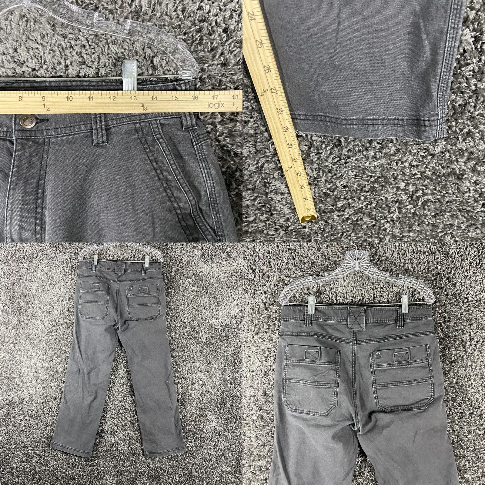 Vintage VINTAGE The American Outdoor Cargo Pants Men’s 32x29 Gray Men's Size US 32 / EU 48 - 8 Thumbnail