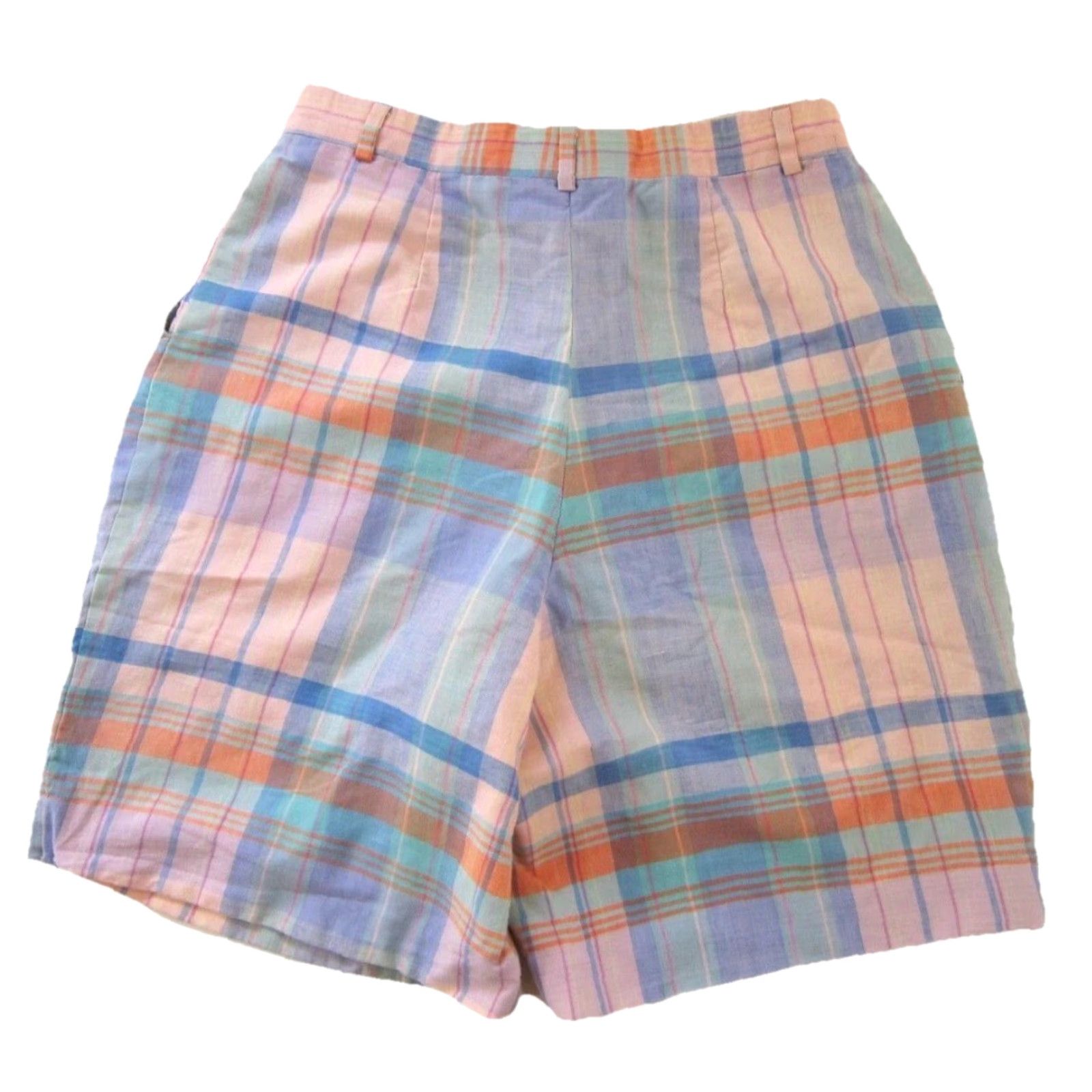Vintage VINTAGE Divot's Plaid Pink Blue Cotton High Waist Golf Short Men S Size US 28 / EU 44 - 2 Thumbnail