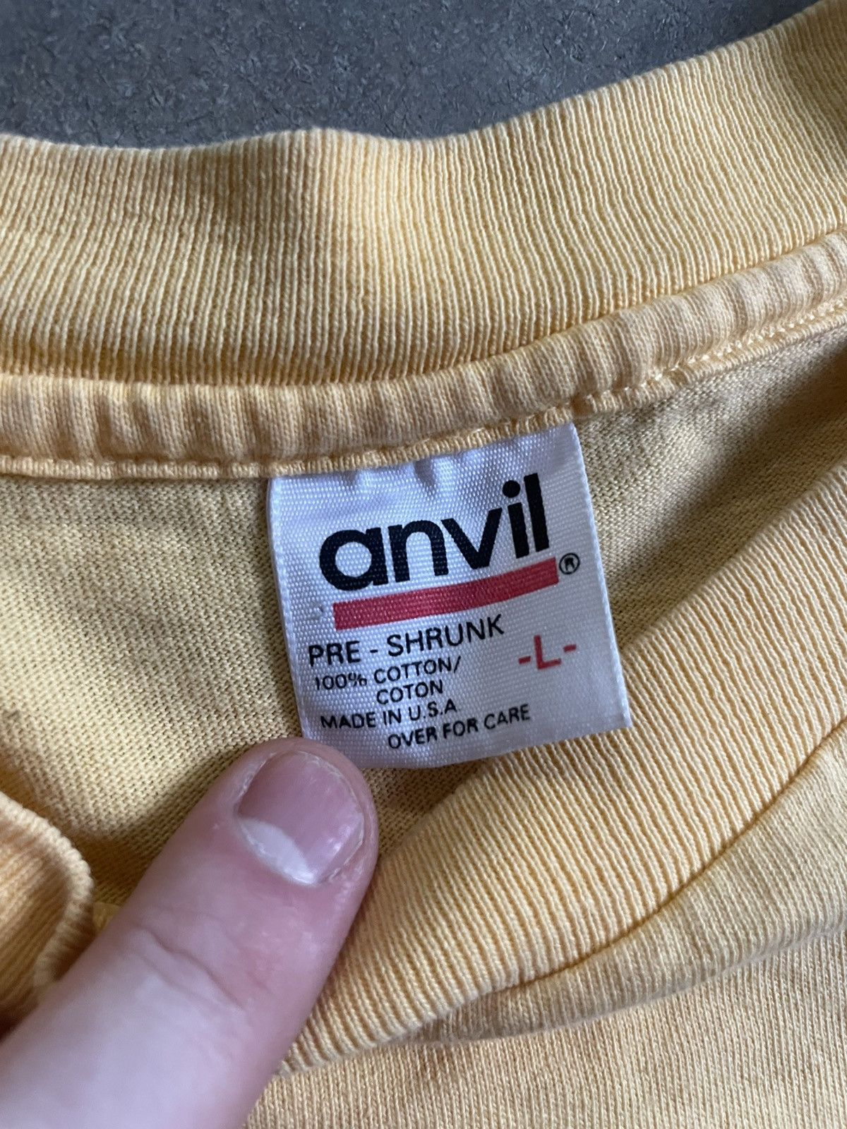 Anvil × Vintage Vintage 90’s tee Size US L / EU 52-54 / 3 - 3 Thumbnail