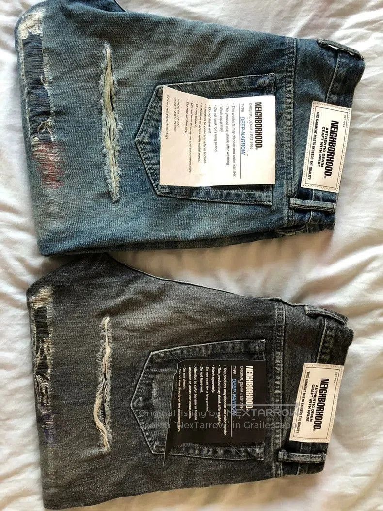 Neighborhood NEIGHBORHOOD SAVAGE 19aw Denim Jeans. Size US 42 / EU 58 - 3 Thumbnail