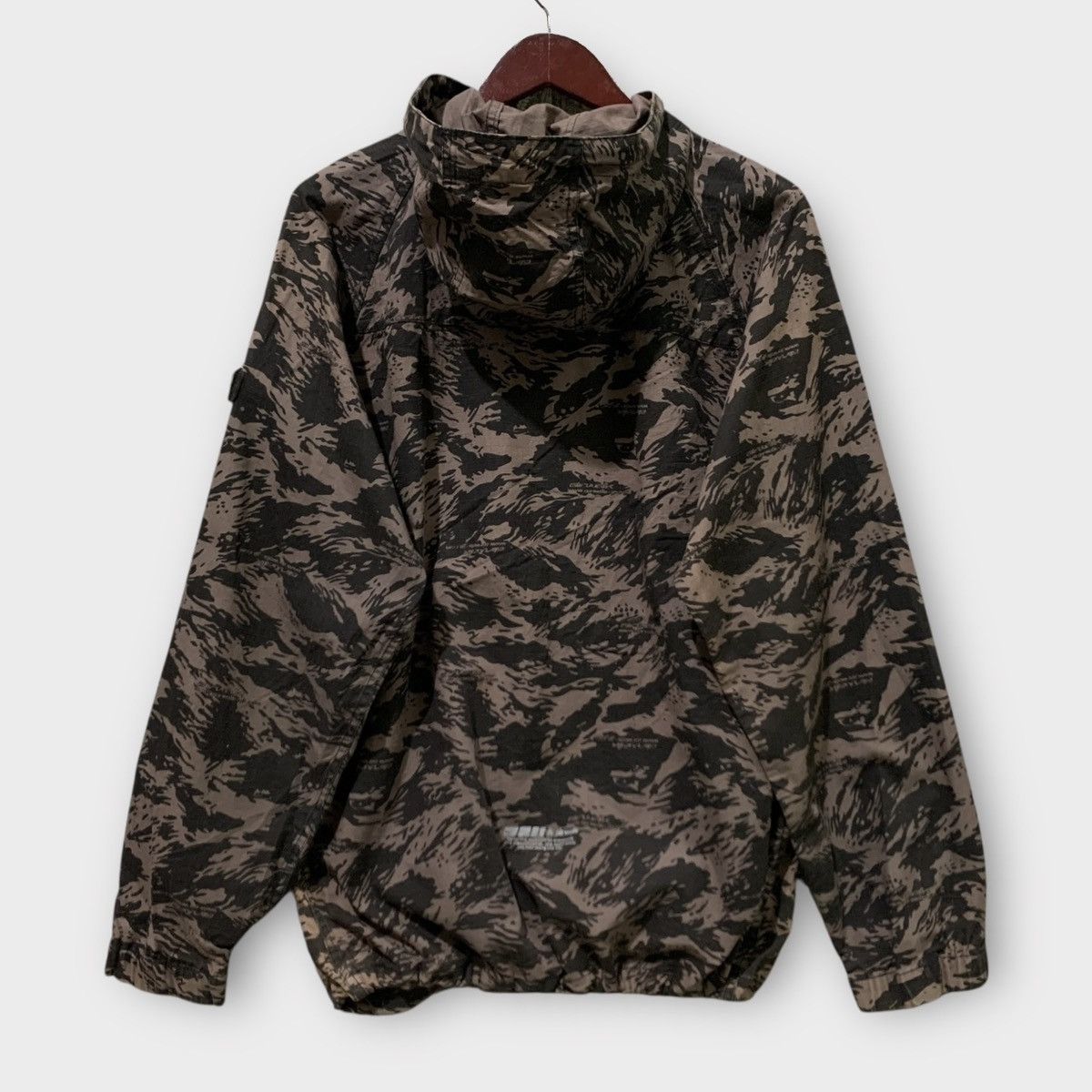 Airwalk VINTAGE AIRWALK TIGER CAMOUFLAGE COTTON HOODIE ZIPPER JACKET Size US L / EU 52-54 / 3 - 2 Thumbnail