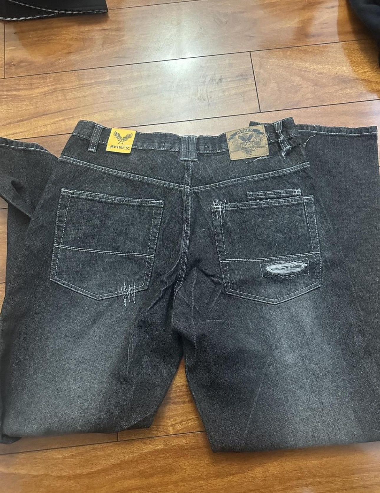 Avirex Avirex Distressed Denim jeans Size US 34 / EU 50 - 2 Thumbnail