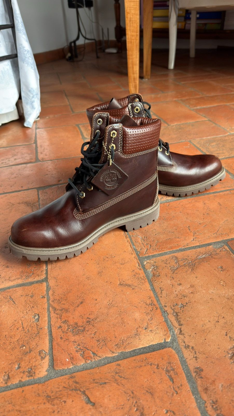 Timberland Timberland Premium Luxury Waterproof Leather Boots Size US 8.5 / EU 41-42 - 3 Thumbnail