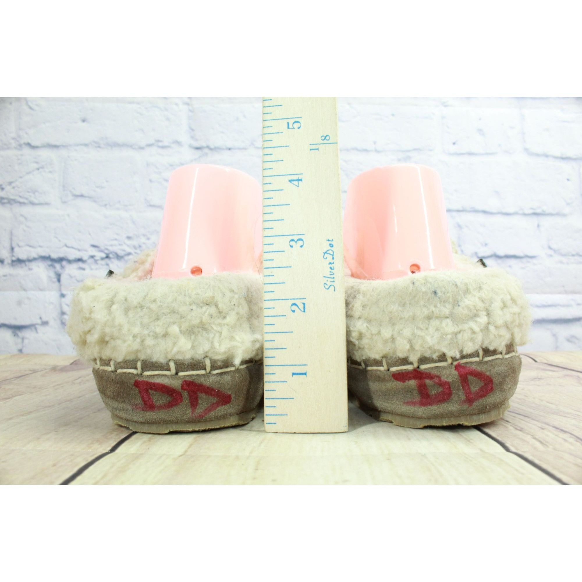 L.L. Bean LL Bean Knit Shearling Lined Water Resistant Slippers Size US 11 / IT 41 - 6 Thumbnail