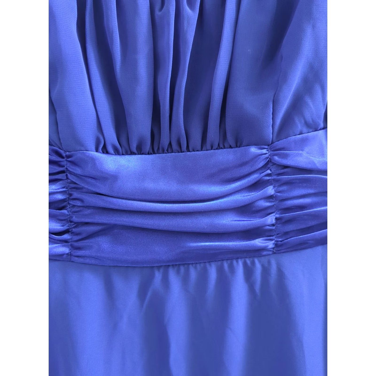 Vintage VINTAGE Connected Apparel Blue Sleeveless Chiffon Dress Sz 6 Womens Size M / US 6-8 / IT 42-44 - 2 Thumbnail