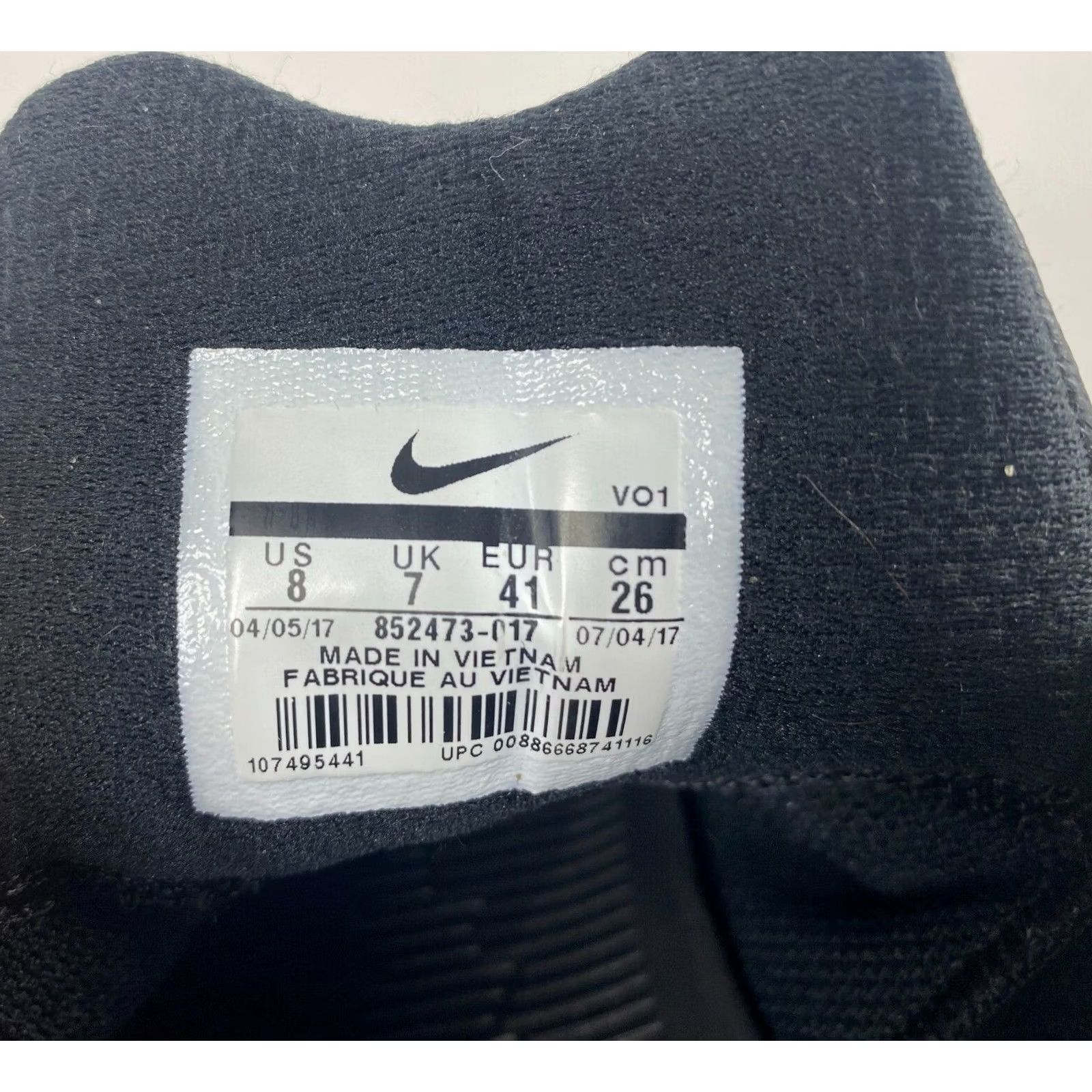 Nike Nike Kobe Mamba Instinct Dark Grey Dynamic Yellow - Size US 8, EU 41, UK 7 - Men’s Athletic Sneaker 852473-017 Size US 7 / EU 40 - 7 Thumbnail