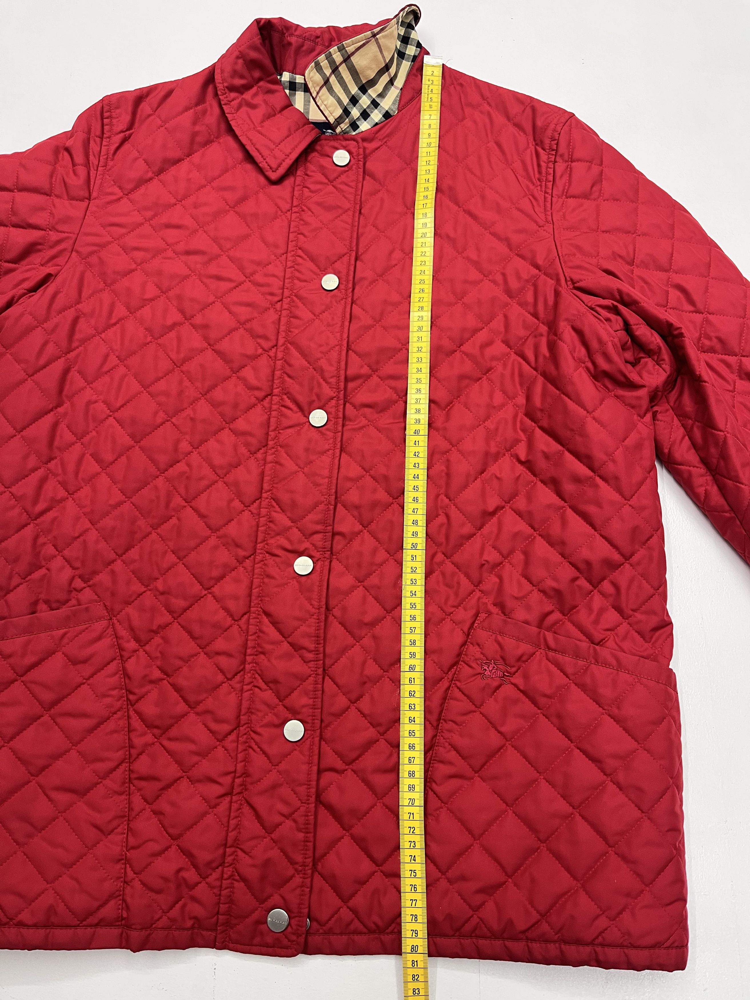 Burberry Burberrys Quilted Jacket Red Size M / US 6-8 / IT 42-44 - 8 Thumbnail