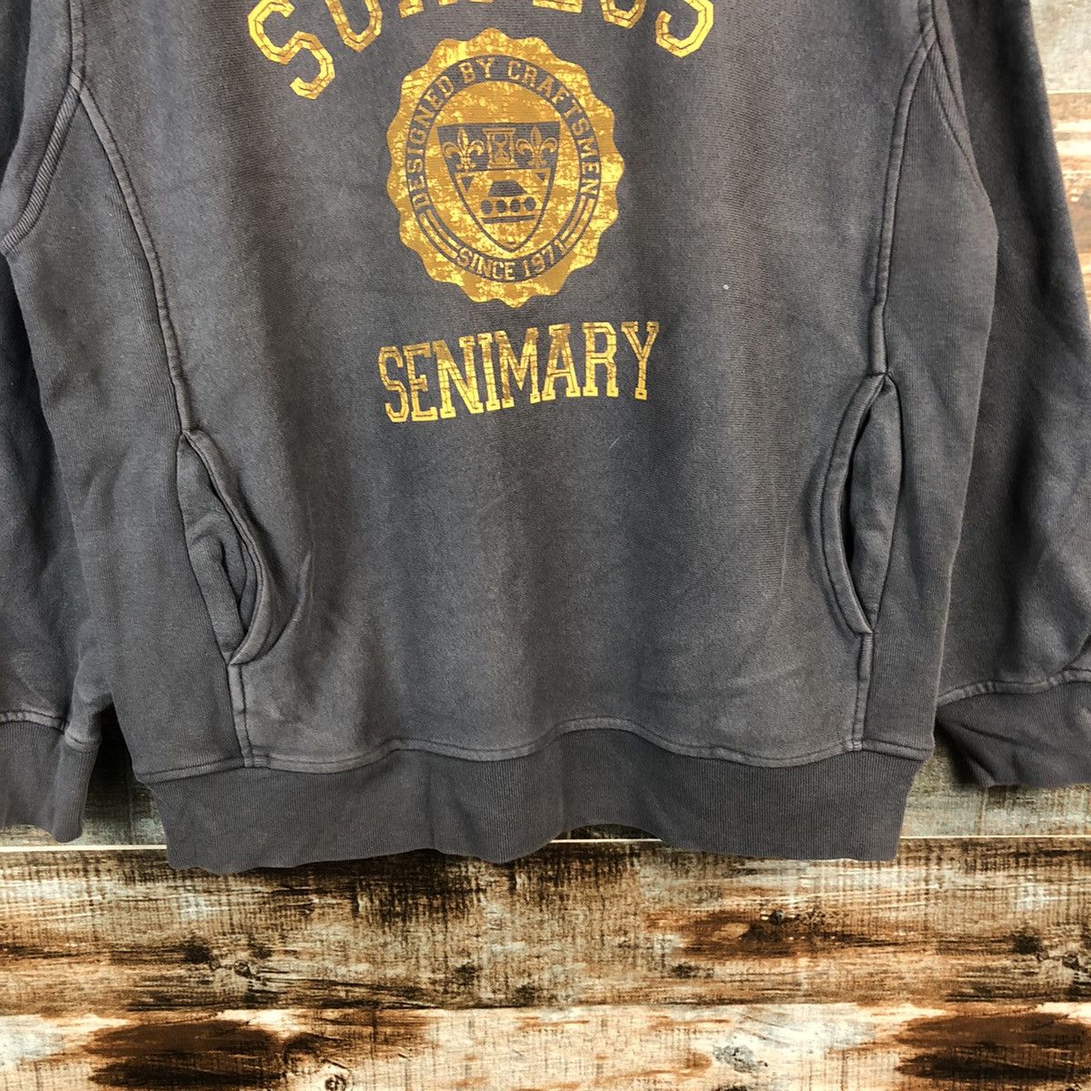 Vintage Surplus Grey Vintage Sweatshirt #A2478 Size US M / EU 48-50 / 2 - 6 Thumbnail