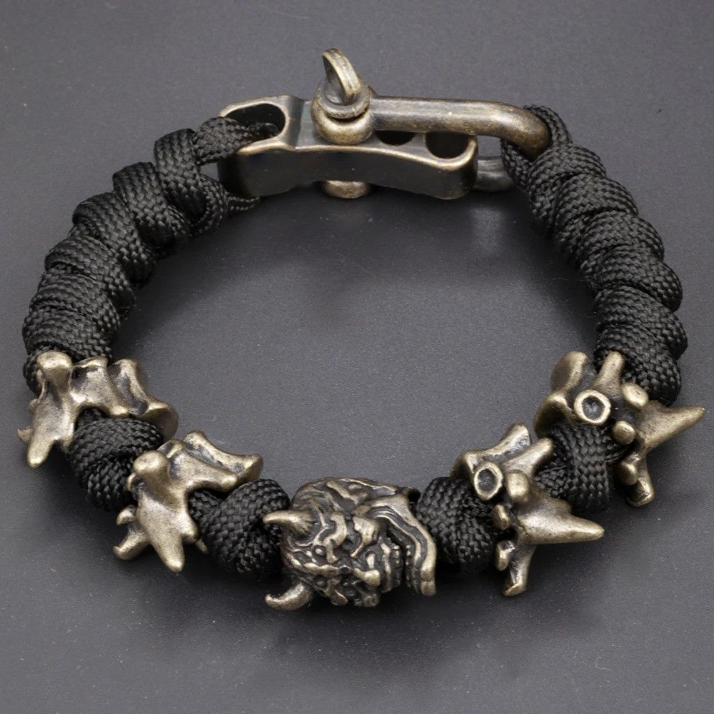 Jewelry Vintage Skull Bracelet Size ONE SIZE - 4 Thumbnail