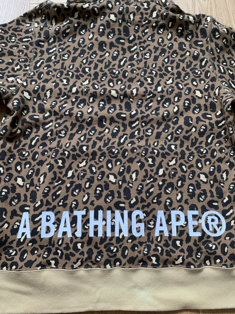 Bape Bape Leopard Hoodie Size US XL / EU 56 / 4 - 6 Thumbnail