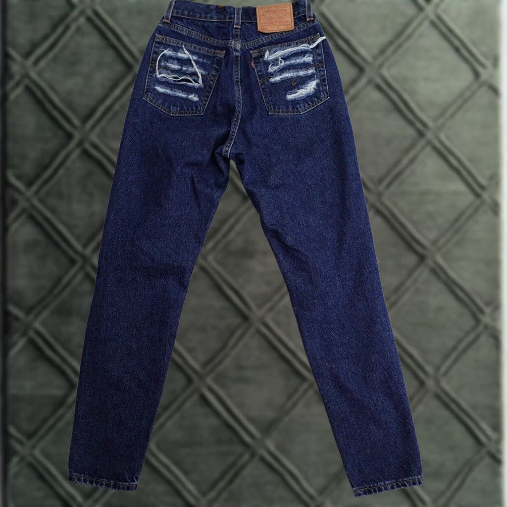 Levi's Levi's 560 Jeans Womens 29 29x30 VTG Loose Fit Straight Leg Denim Distressed Size 29" - 1 Thumbnail
