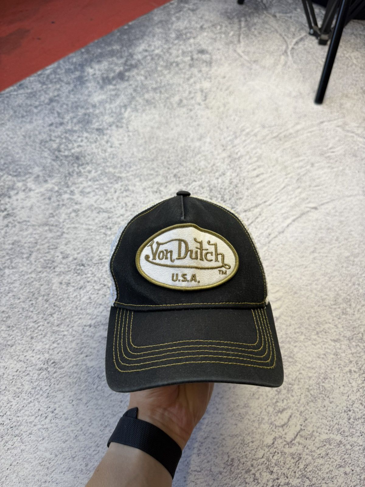 Von Dutch Vintage Von Dutch USA trucker cap hat Y2K Size ONE SIZE - 5 Thumbnail