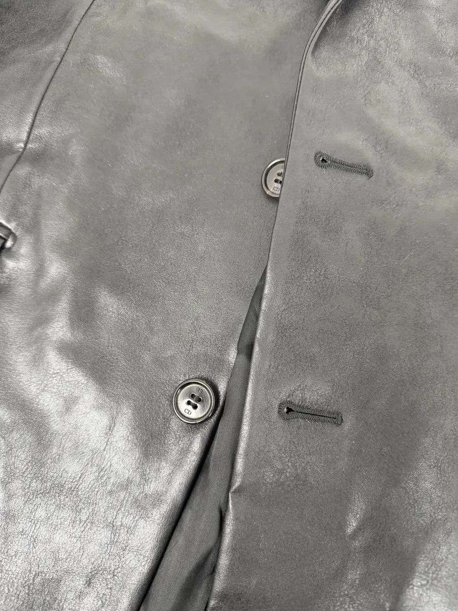 Dior AW2003 Dior PVC Black Luster Obscure Trench Coat by Hedi Slimane Size US M / EU 48-50 / 2 - 10 Thumbnail
