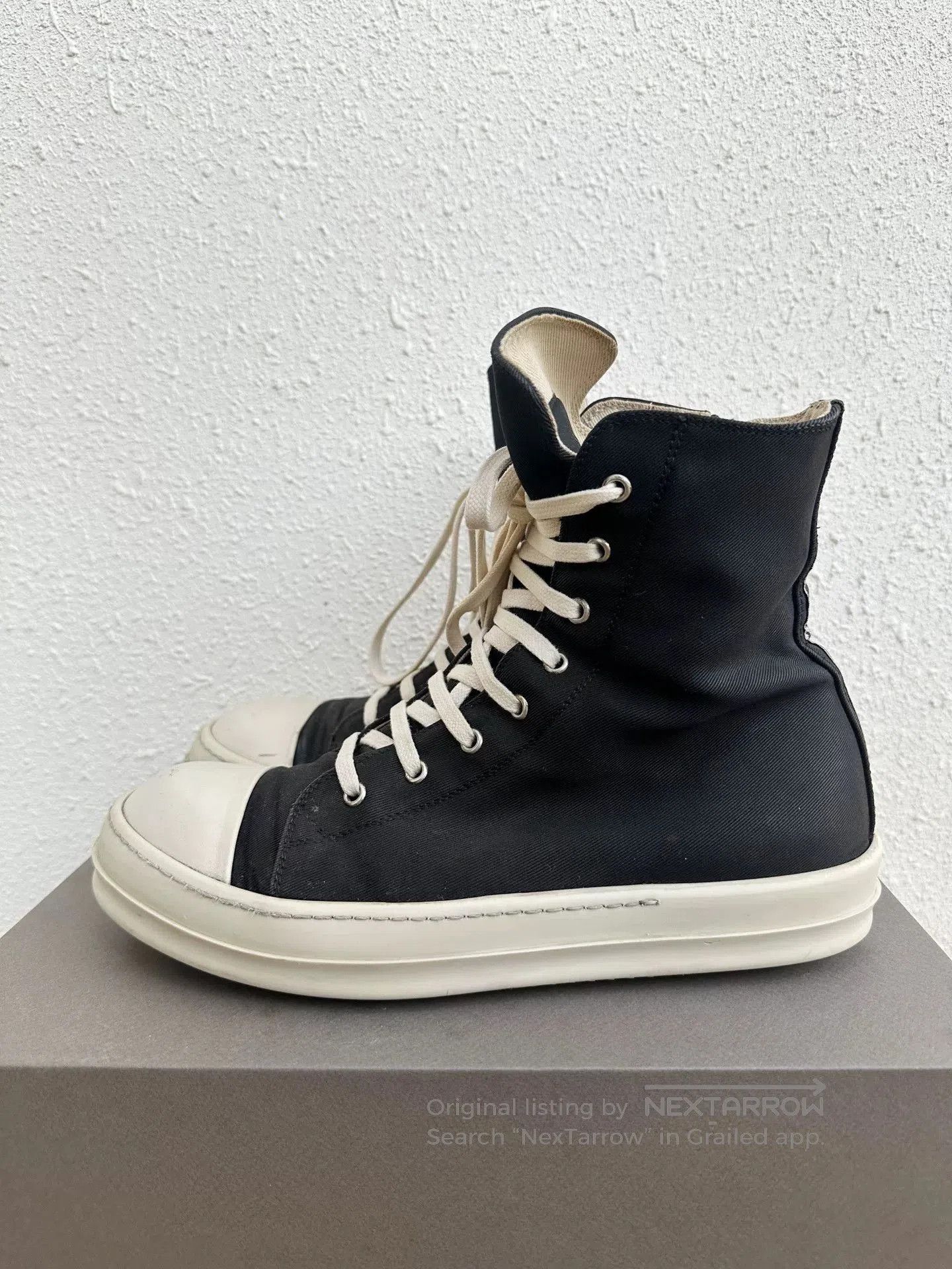 Rick Owens Drkshdw Rick Owens DRKSHDW Two-Tone Sneakers. Size US 9 / EU 42 - 2 Thumbnail