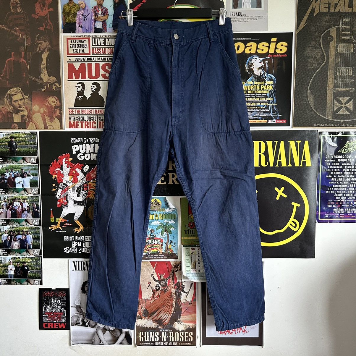 mercibeaucoup Vintage Mercibeaucouo Jevous Enprie Back Drop Pants Size US 28 / EU 44 - 2 Thumbnail