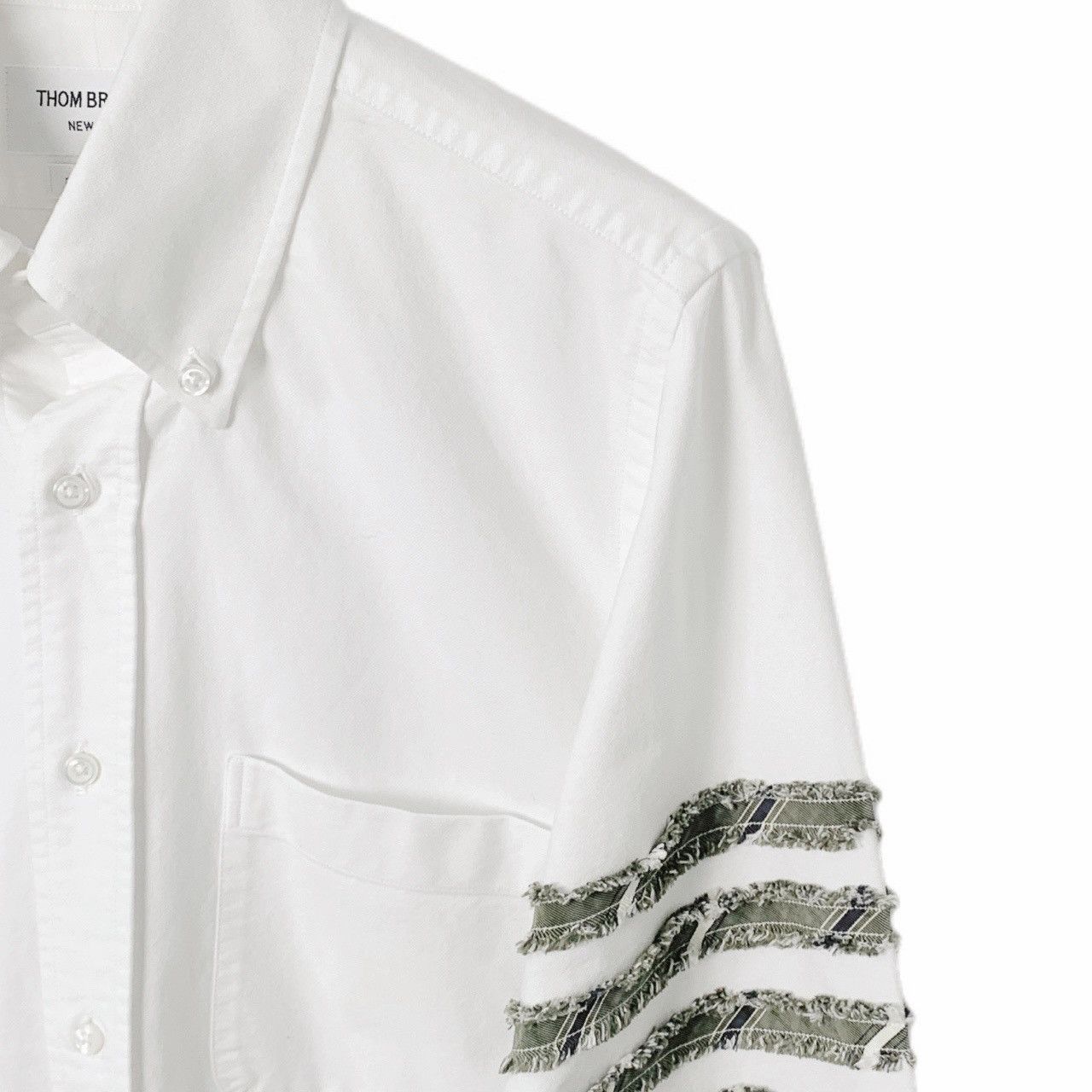 Thom Browne THOM BROWNE Tassel Classic Four-Bar Long Sleeve Shirt K26WX Size US XS / EU 42 / 0 - 3 Thumbnail