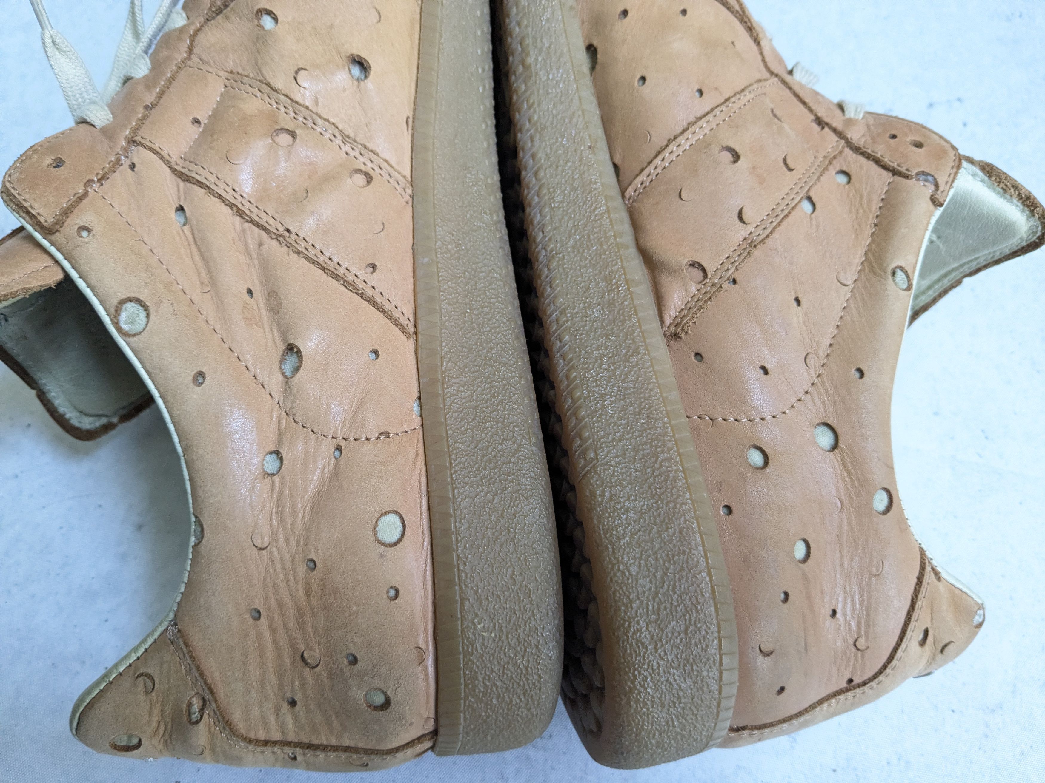 Maison Margiela Maison Margiela Replica GAT 12 45 Brown Low Tops Leather Size US 12 / EU 45 - 11 Thumbnail