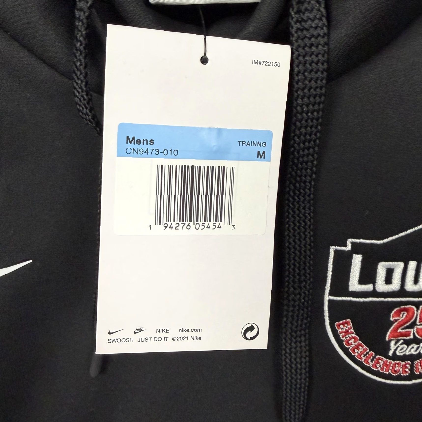 Nike Nike Therma-FIT Fleece Pullover Hoodie Mens M Black Lowes 25 Years Training NWT Size US M / EU 48-50 / 2 - 2 Thumbnail