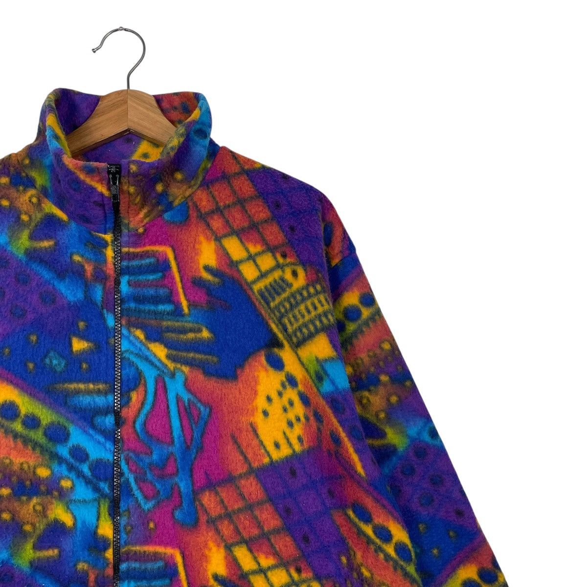 Japanese Brand Garde Multicolor Abstract Jacket Size US L / EU 52-54 / 3 - 5 Thumbnail
