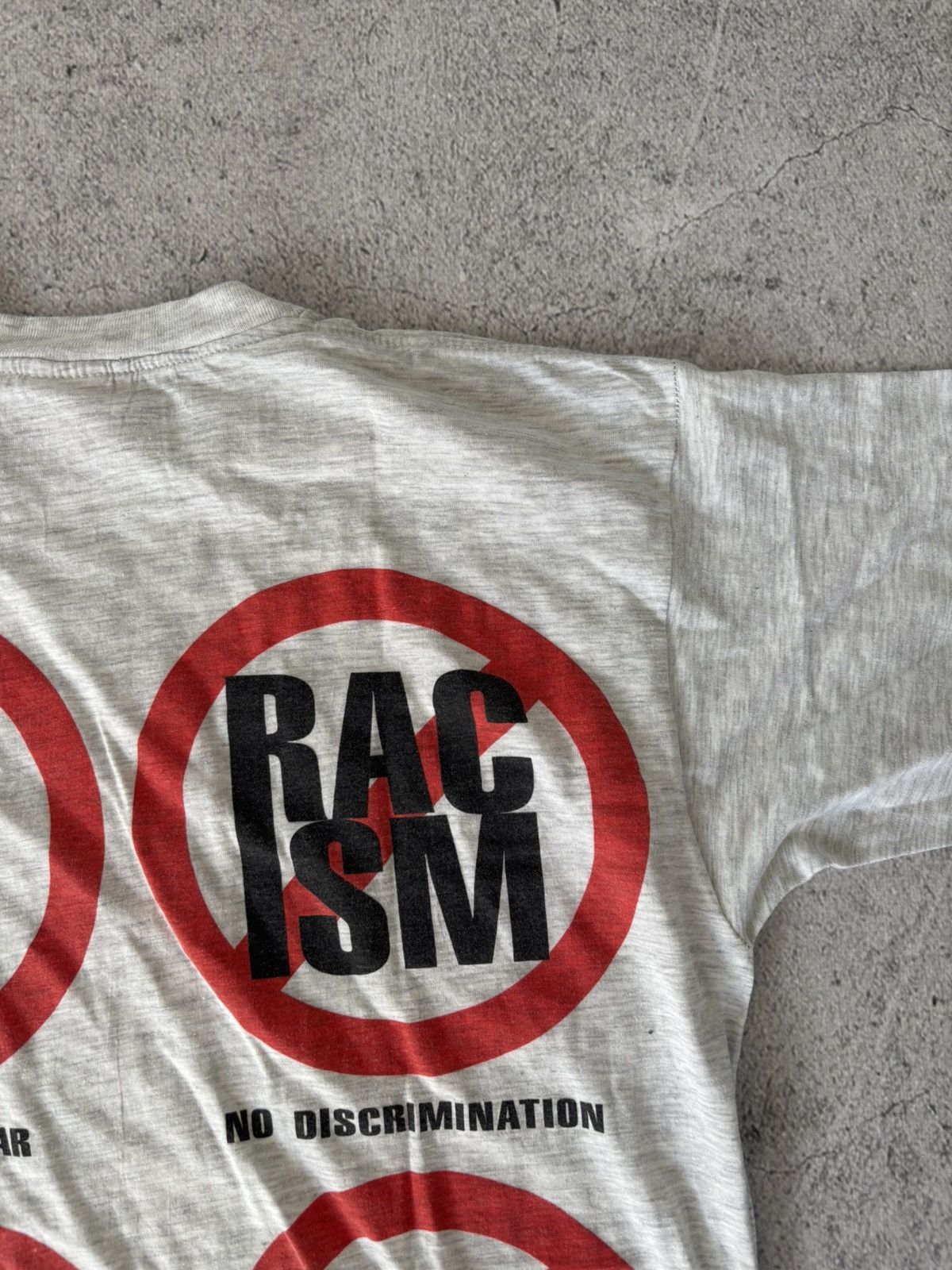 Vintage vintage single stitch no racism let’s have safe sex tee Size US M / EU 48-50 / 2 - 5 Thumbnail