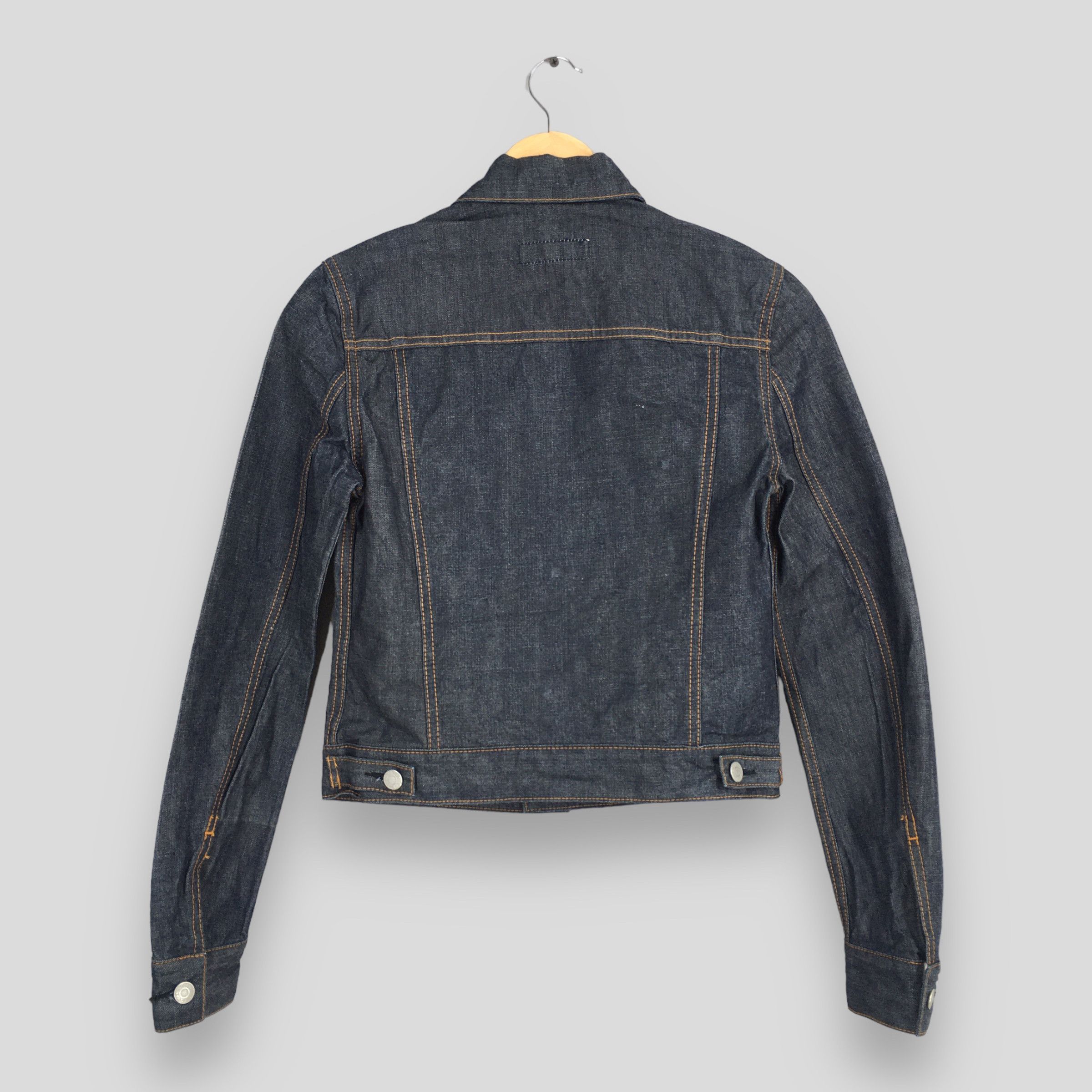 Designer × Dries Van Noten Vintage Dries Van Noten Ladies Denim Trucker Jacket XSmall Size XS / US 0-2 / IT 36-38 - 6 Thumbnail