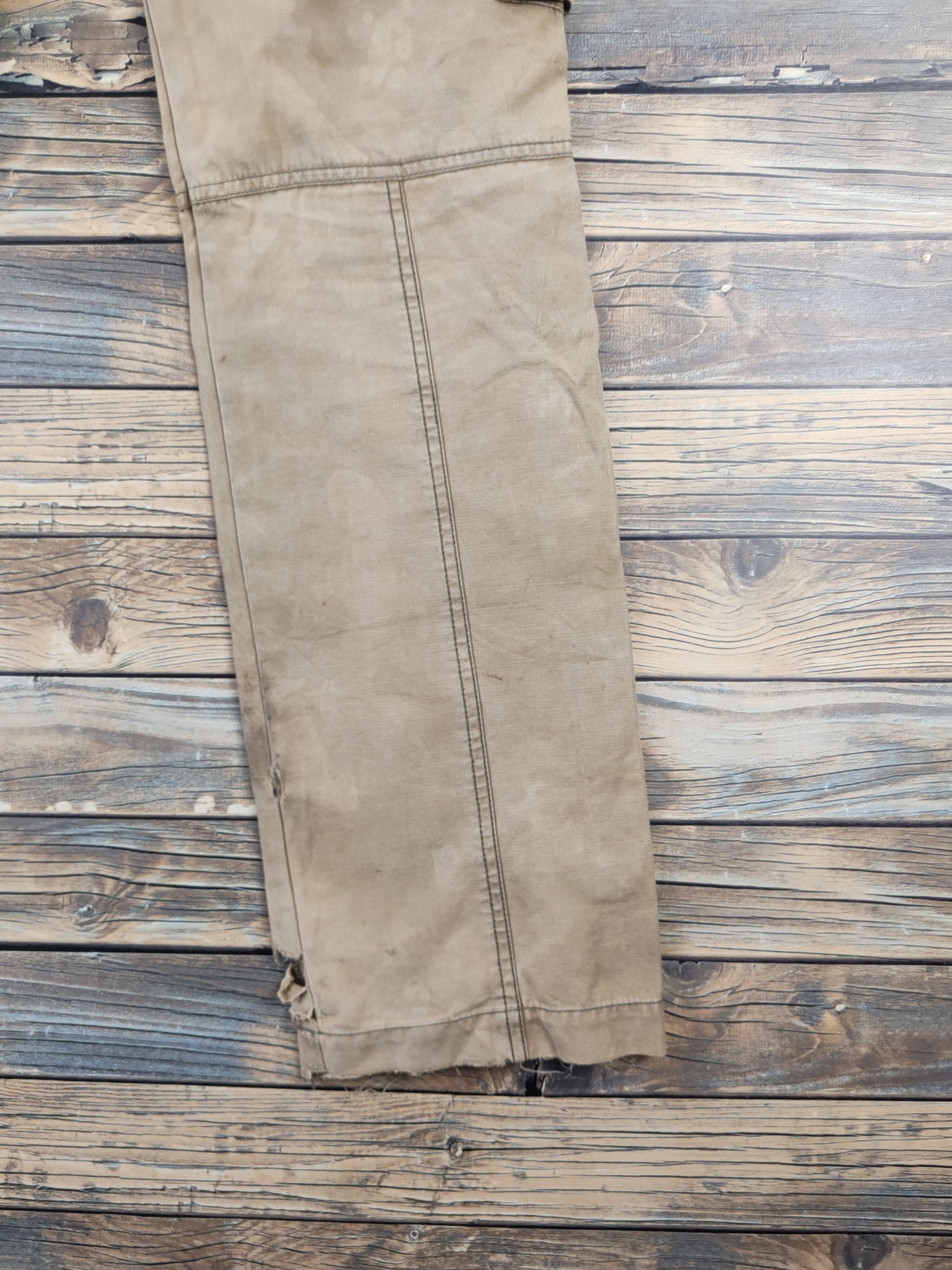 Japanese Brand DL Flash Report Beige Multipocket Cargo Pants #46-081 Size US 28 / EU 44 - 13 Thumbnail