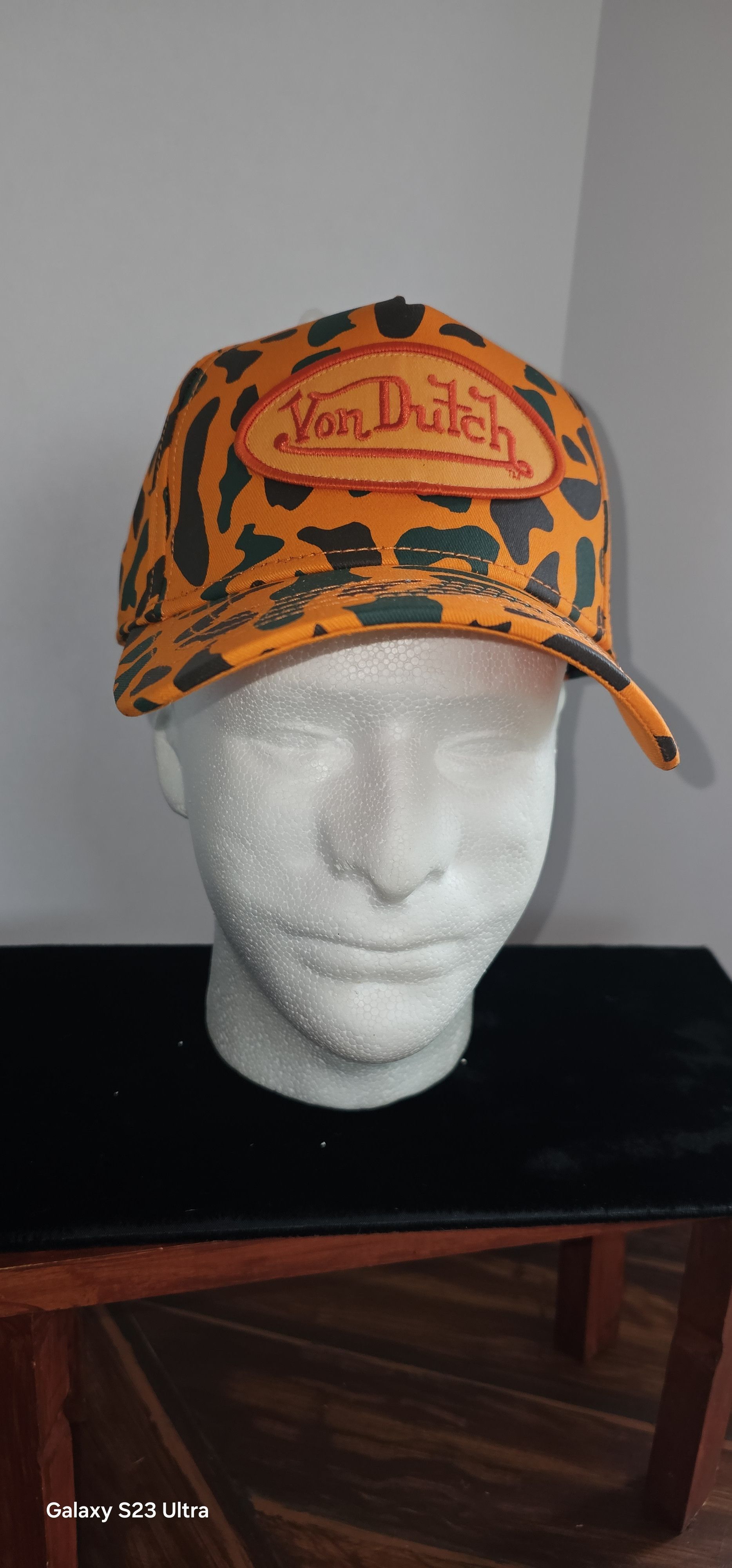 Von Dutch ORANGE CAMOUFLAGE VON DUTCH TRUCKER STYLE Size ONE SIZE - 1 Thumbnail