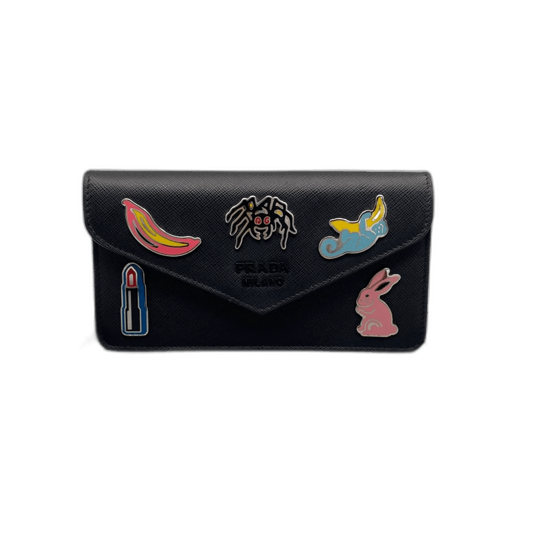 Prada Prada WOC Chain Mini Bag with Patches-2506 Size ONE SIZE - 1 Thumbnail