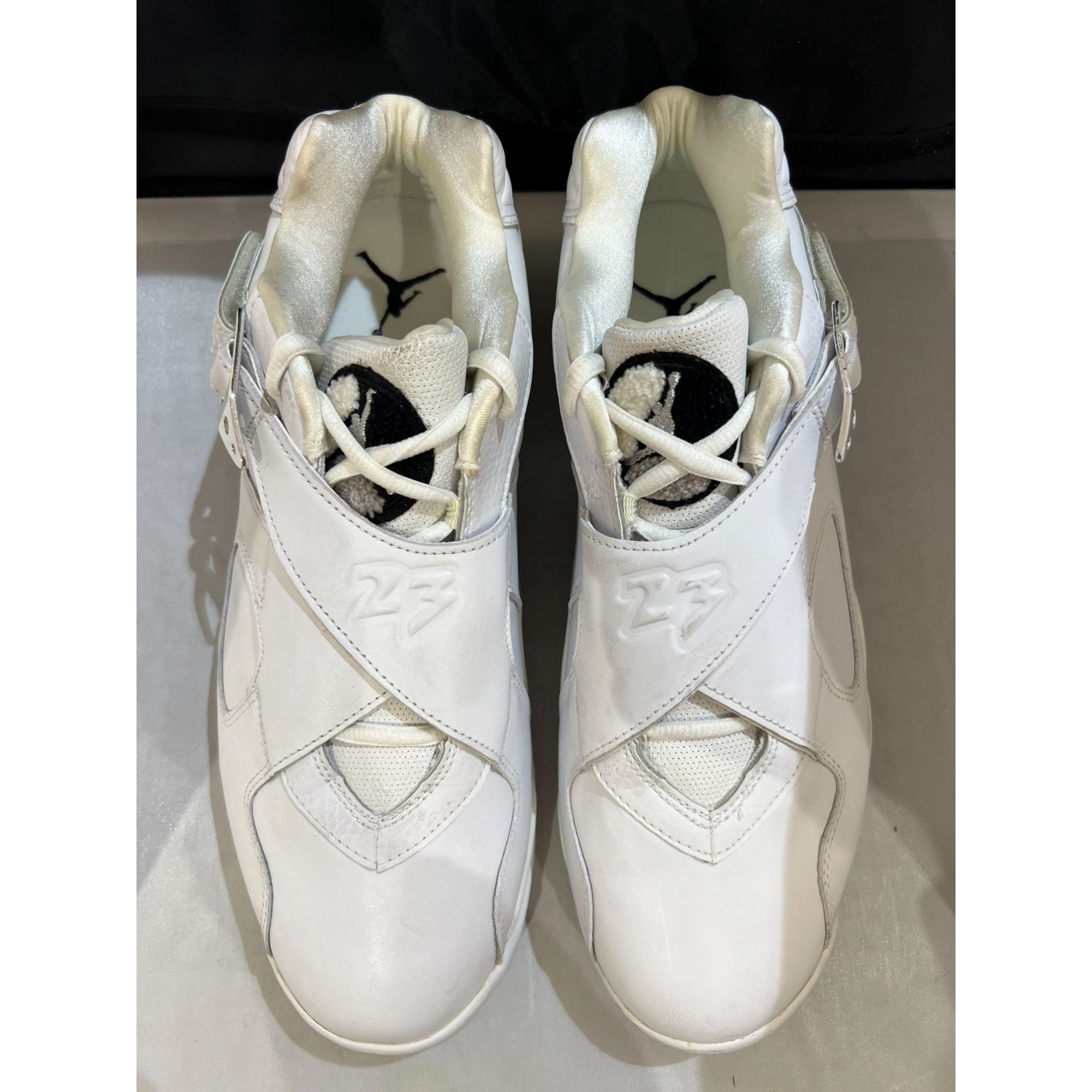 Jordan Brand Jordan 8 Retro Low White Metallic Silver - 306157 101 Men's Size US 12.5 / EU 45-46 - 8 Thumbnail
