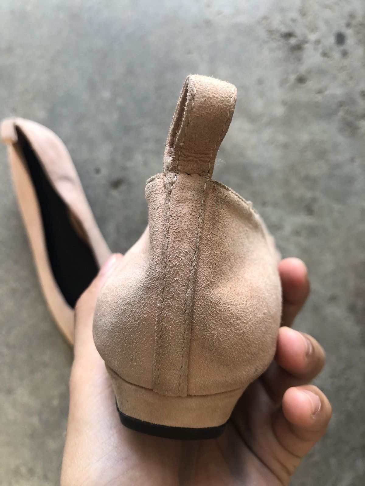 The Row The Row - Lady D Pale Flamingo Suede Ballerina Flat Size US 8 / IT 38 - 14 Thumbnail