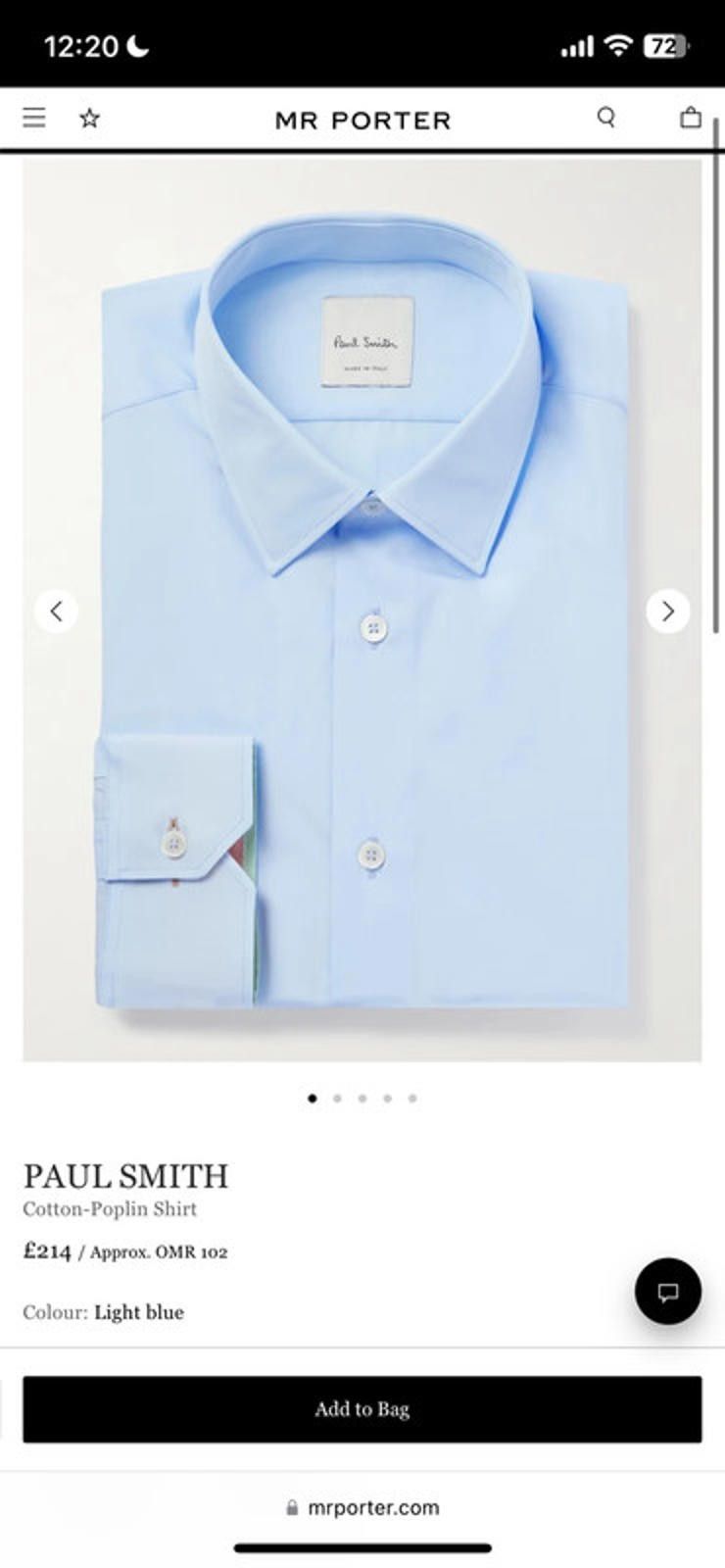 Paul Smith Paul Smith Shirt (Main Line) Size US L / EU 52-54 / 3 - 7 Thumbnail