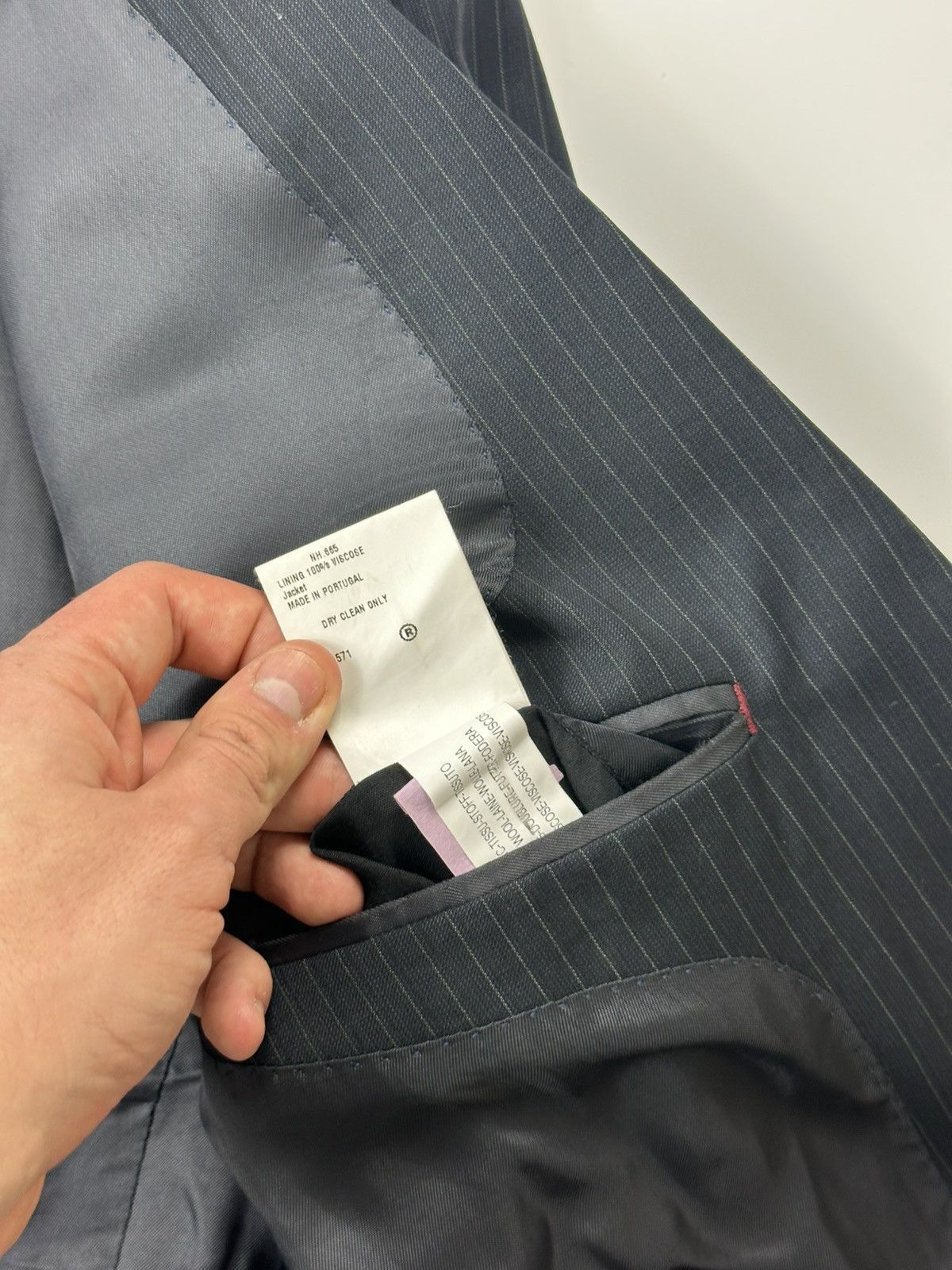 Paul Smith Paul Smith Classic Wool Black Blazer Size 44R - 11 Thumbnail
