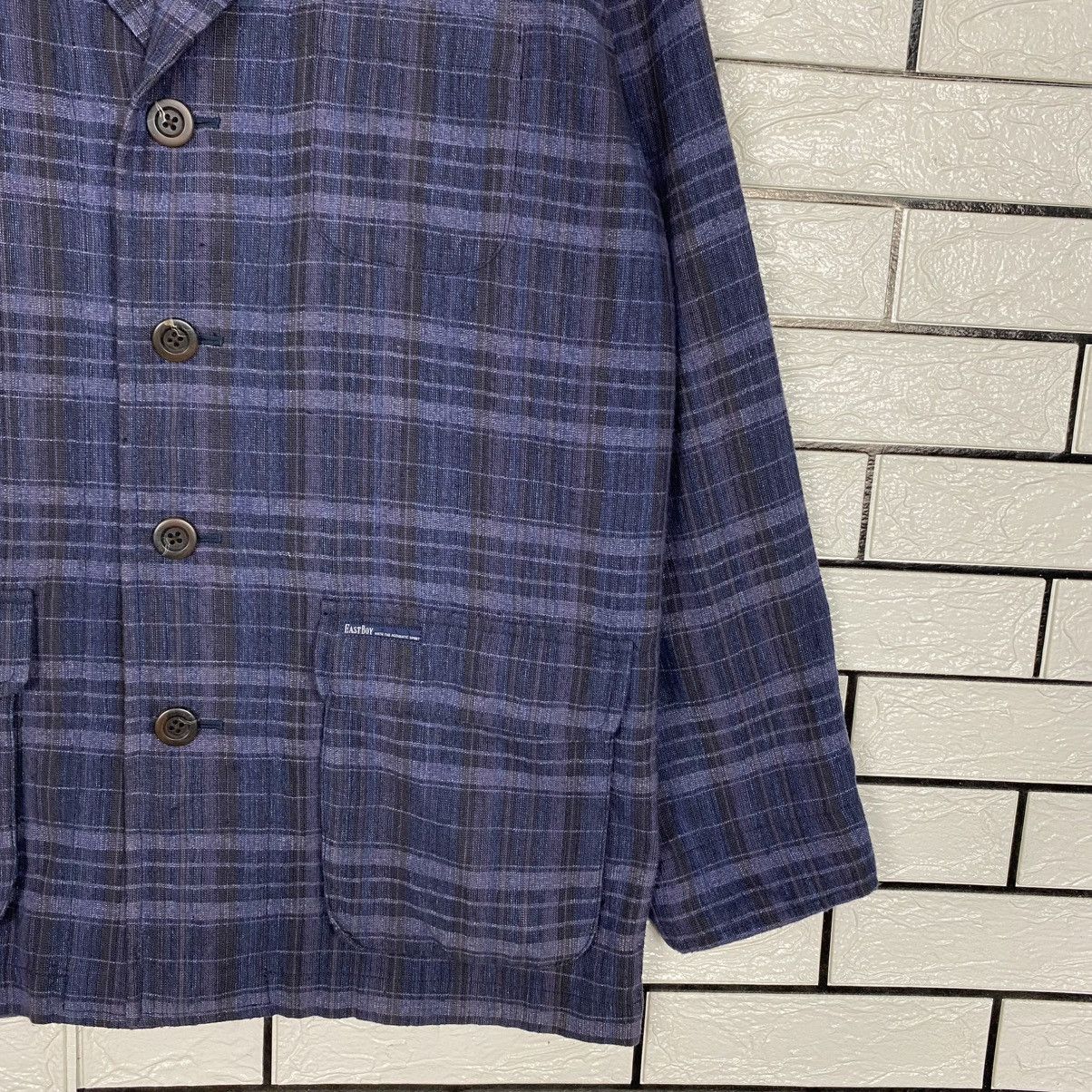 Japanese Brand 🔥VINTAGE CHORE JACKET EAST BOY TARTAN DESIGN ISSEY MIYAKE Size US L / EU 52-54 / 3 - 5 Thumbnail