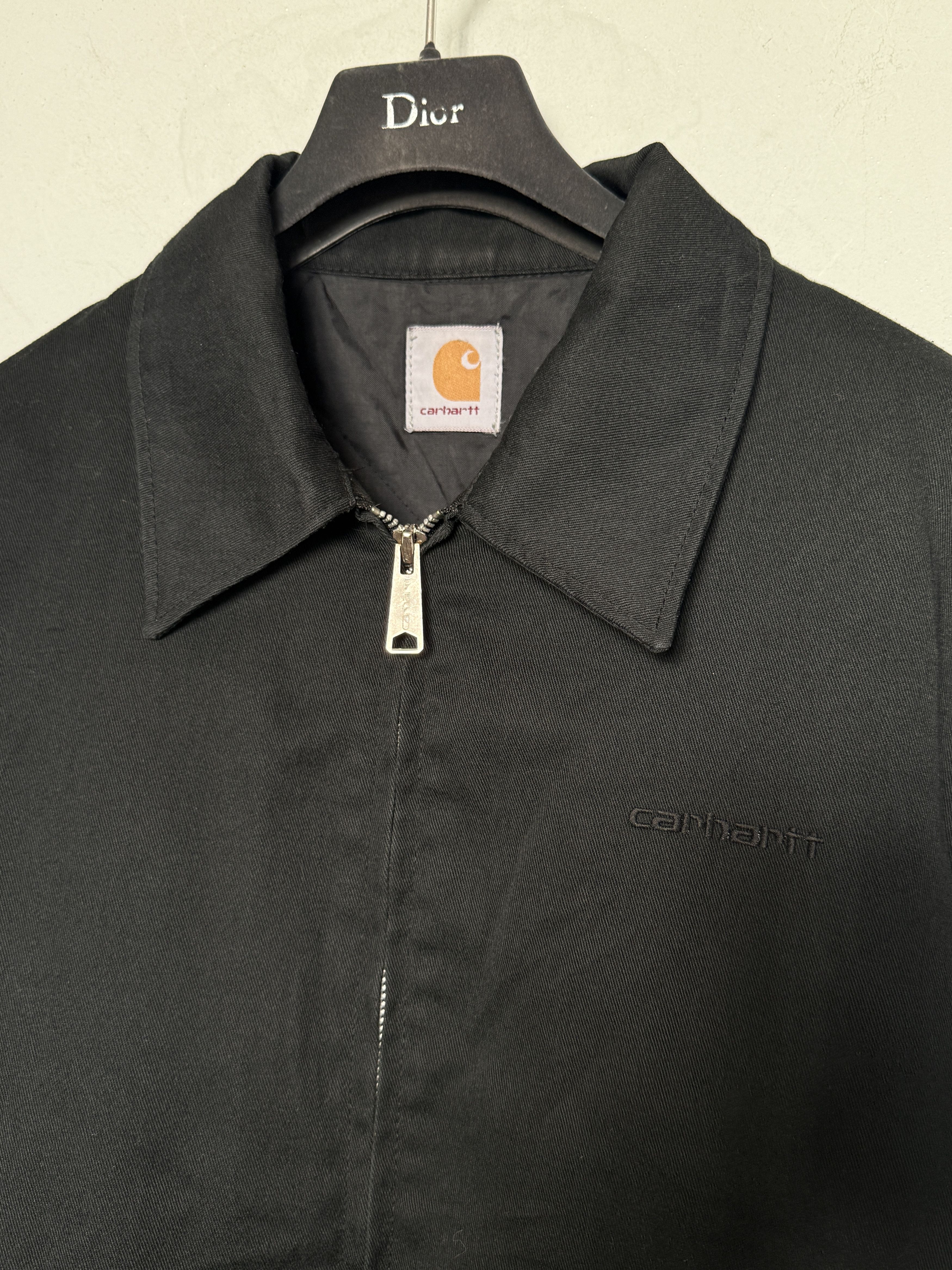 Carhartt worker jacket full black size L 52it