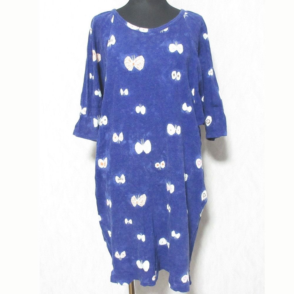 mina perhonen Mina Perhonen mina perhonen hana hane cotton dress Textile Dresses qa8409 DUTY FREE for USA Size ONE SIZE - 1 Thumbnail
