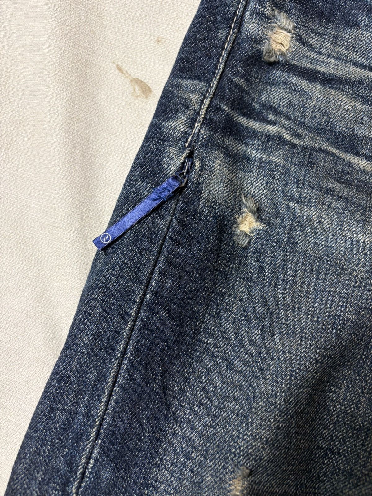 Fragment Design Denim by Vanquish and Fragment Ripped Jeans Size US 32 / EU 48 - 3 Thumbnail