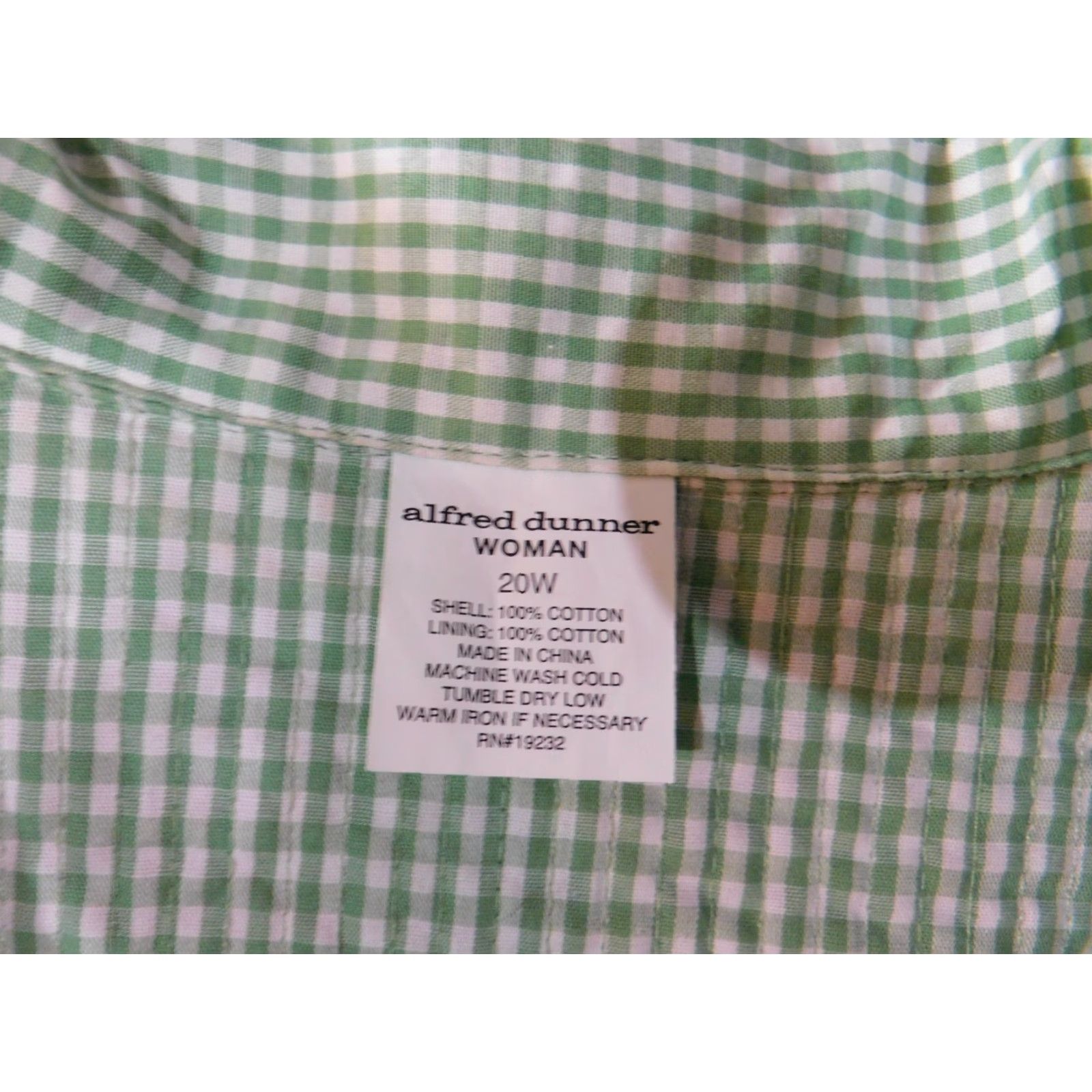 Vintage **Alfred Dunner Green Floral Women's Plus Size Casual Jacket** User: Alfred Dunner Green Floral Women's Plus Size Casual Jacket Size 3XL / US 20-22 - 5 Thumbnail