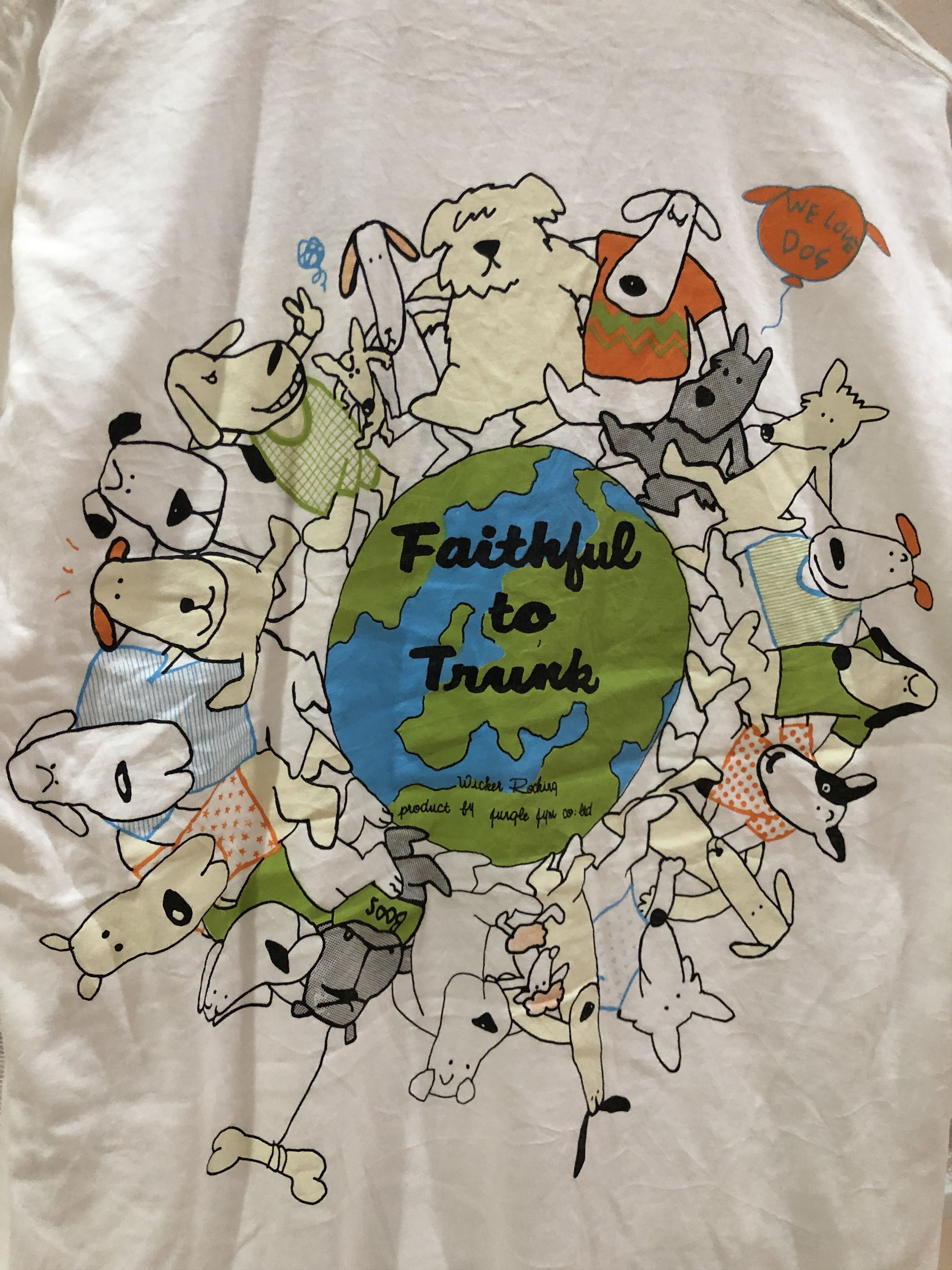 Vintage Vintage Faithful to Trunk Wicket Rocking Cartoon Dogs Size US M / EU 48-50 / 2 - 3 Thumbnail