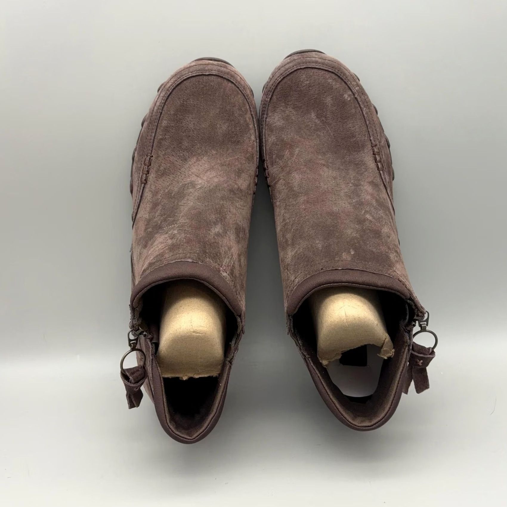SKECHERS Skechers Boots Womens US 11 Brown Relaxed Fit Ankle Wedge Booties SN 49590 Size US 11 / IT 41 - 7 Thumbnail