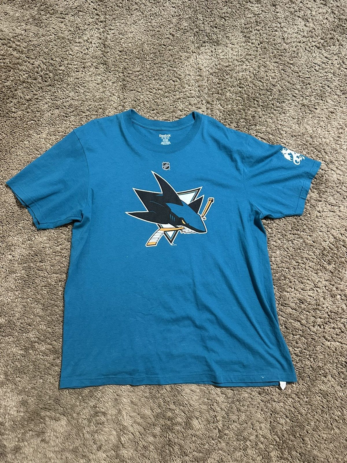 NHL Vintage NHL Reebok San Jose Shark shirt 00s size Xl Size US XL / EU 56 / 4 - 1 Thumbnail