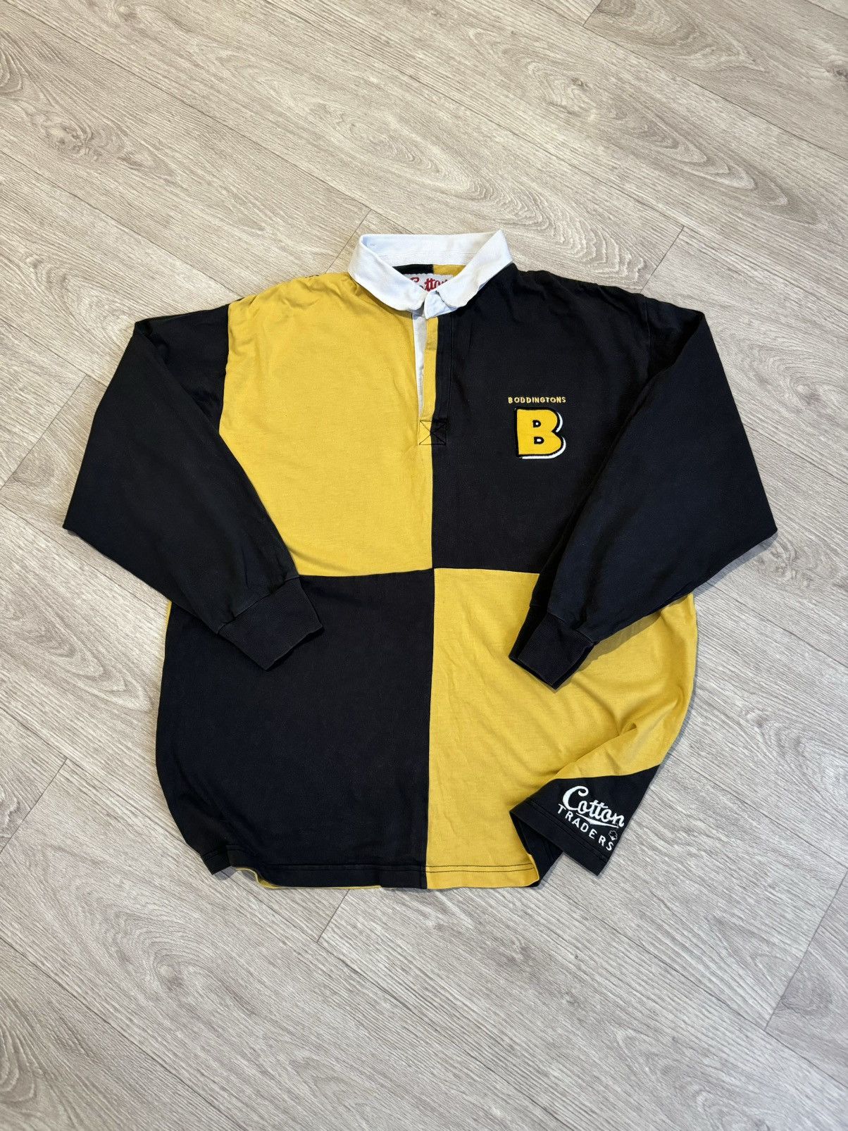 Canterbury of New Zealand × Vintage 🔷Vintage Rugby Cotton Traders Boddingtons Long sleeve Shirt🔷 Size US XL / EU 56 / 4 - 1 Thumbnail