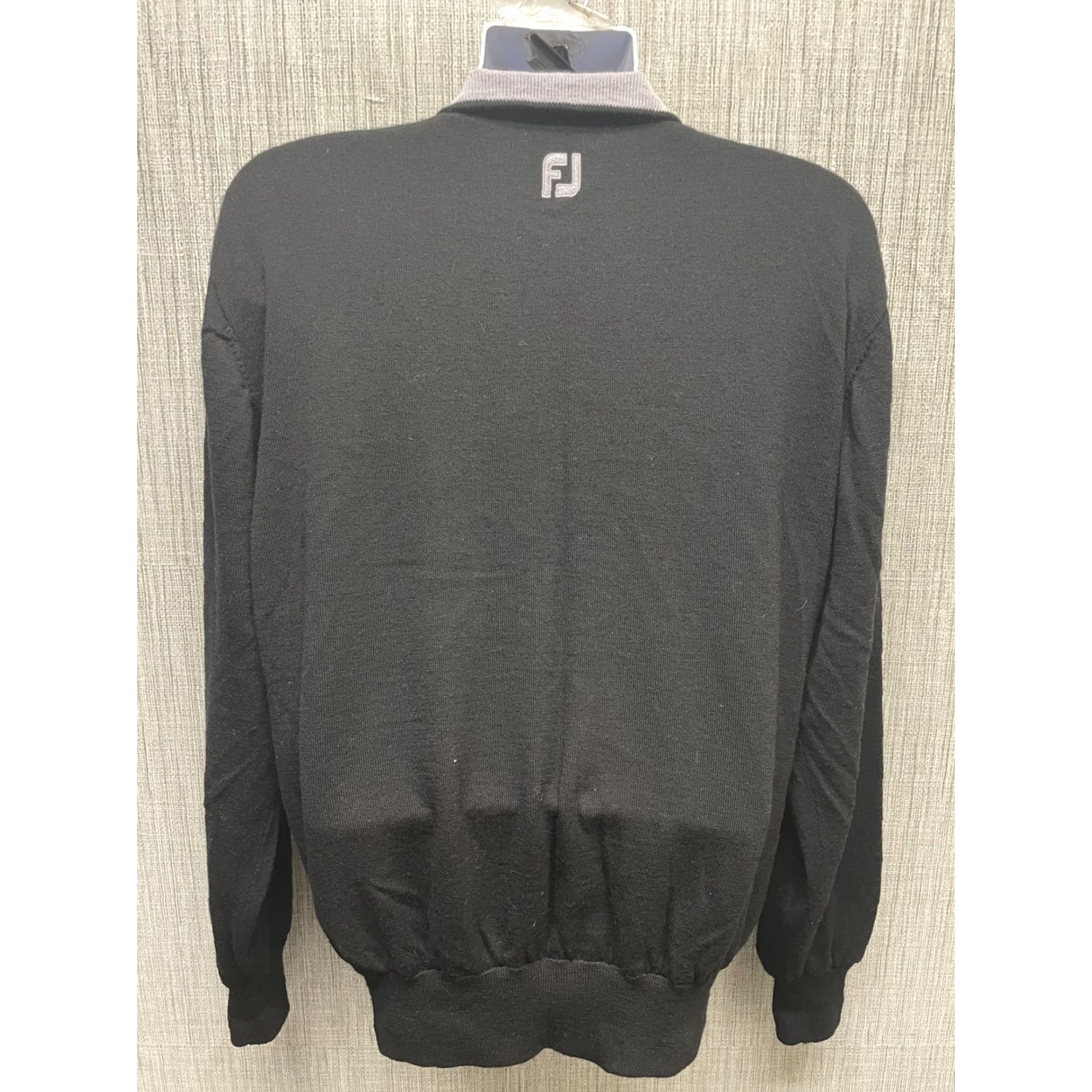 Footjoy FootJoy Black/White Striped Half Zip Pullover Jacket Mens L Size US L / EU 52-54 / 3 - 4 Thumbnail